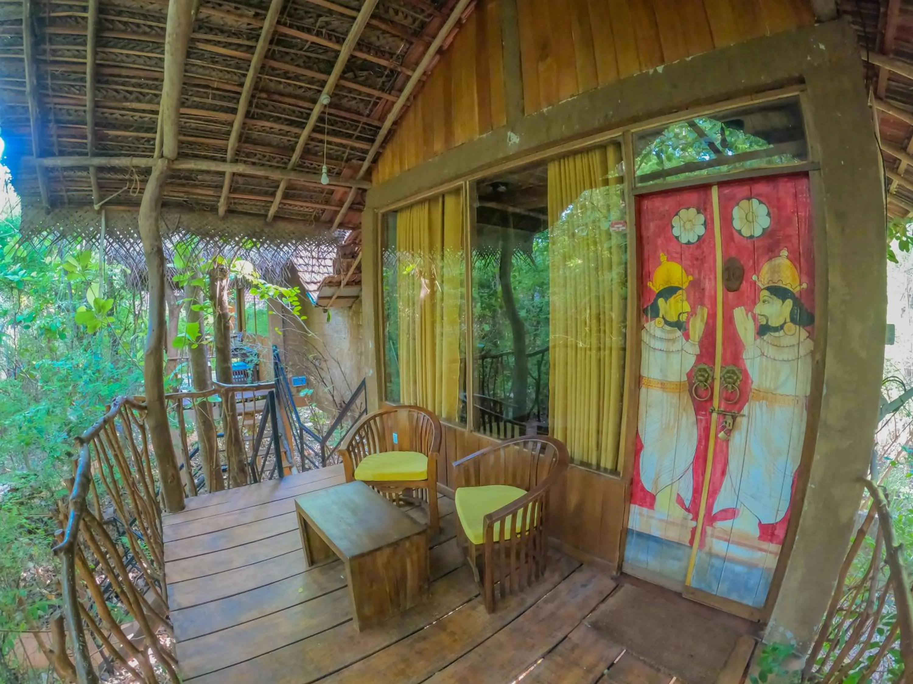 Balcony/Terrace in Habarana Tree House Ambasewana Resort