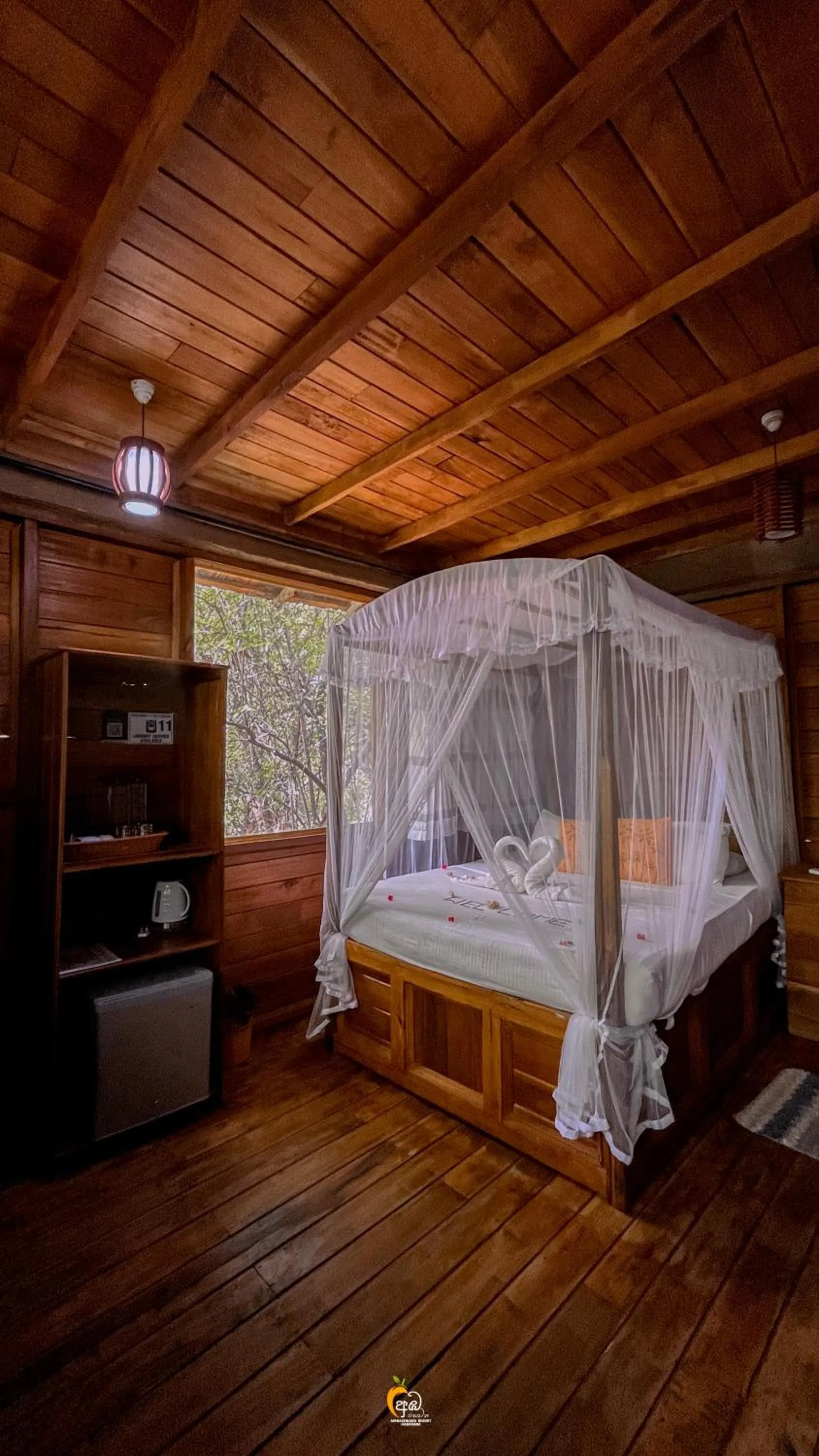Bedroom, Bed in Habarana Tree House Ambasewana Resort