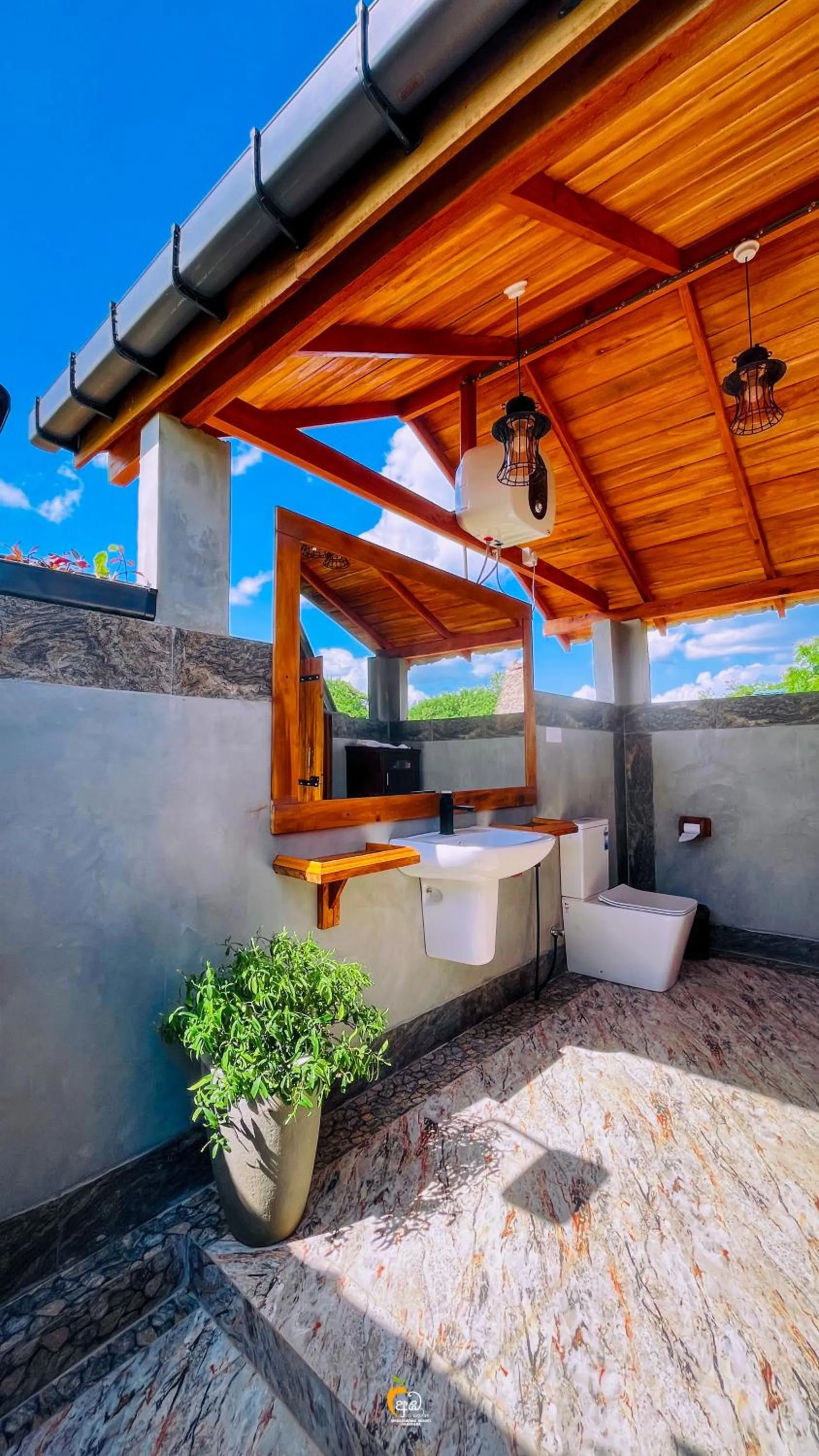 Bathroom in Habarana Tree House Ambasewana Resort