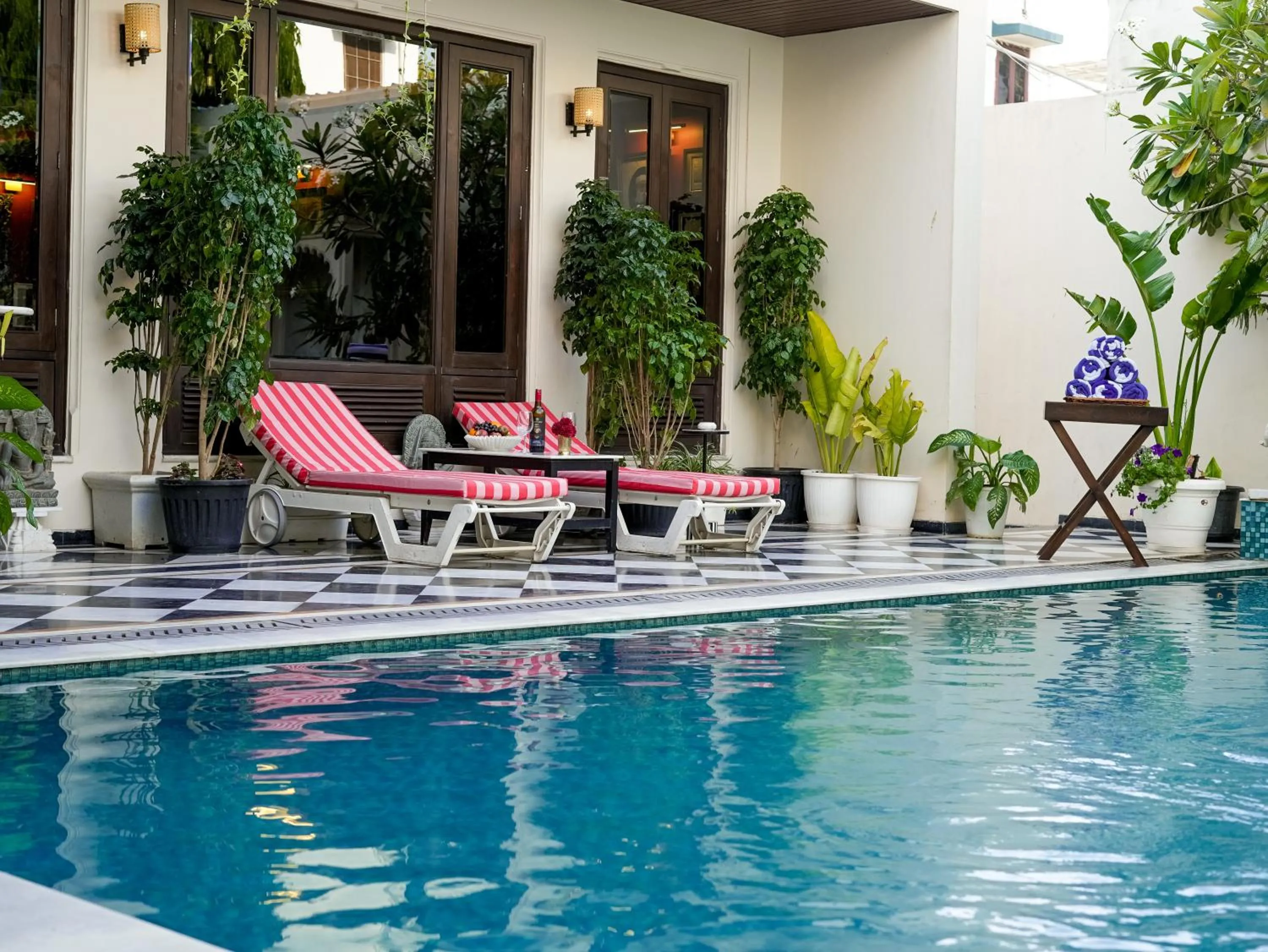 Swimming pool in Kaner Bagh A Heritage Boutique Hotel