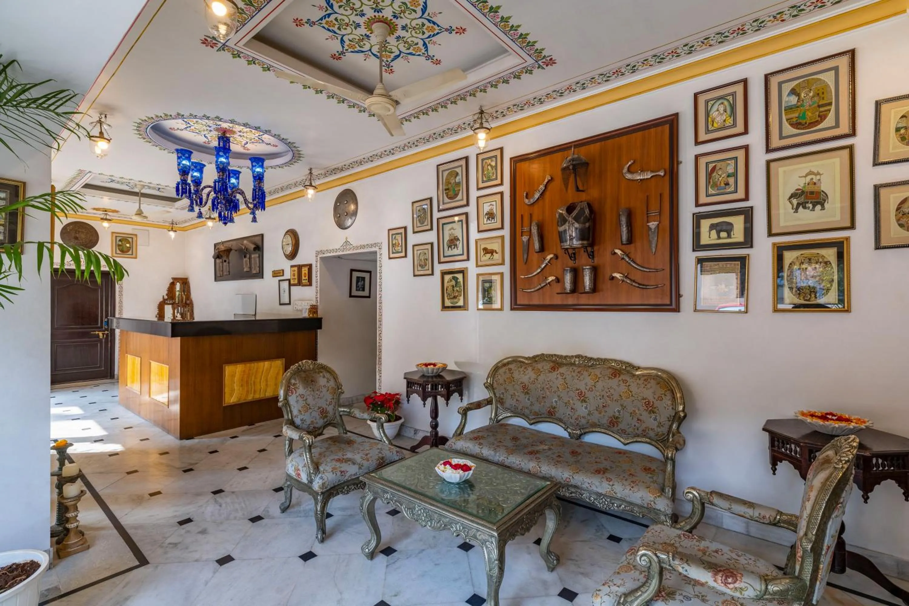 Lobby or reception in Kaner Bagh A Heritage Boutique Hotel