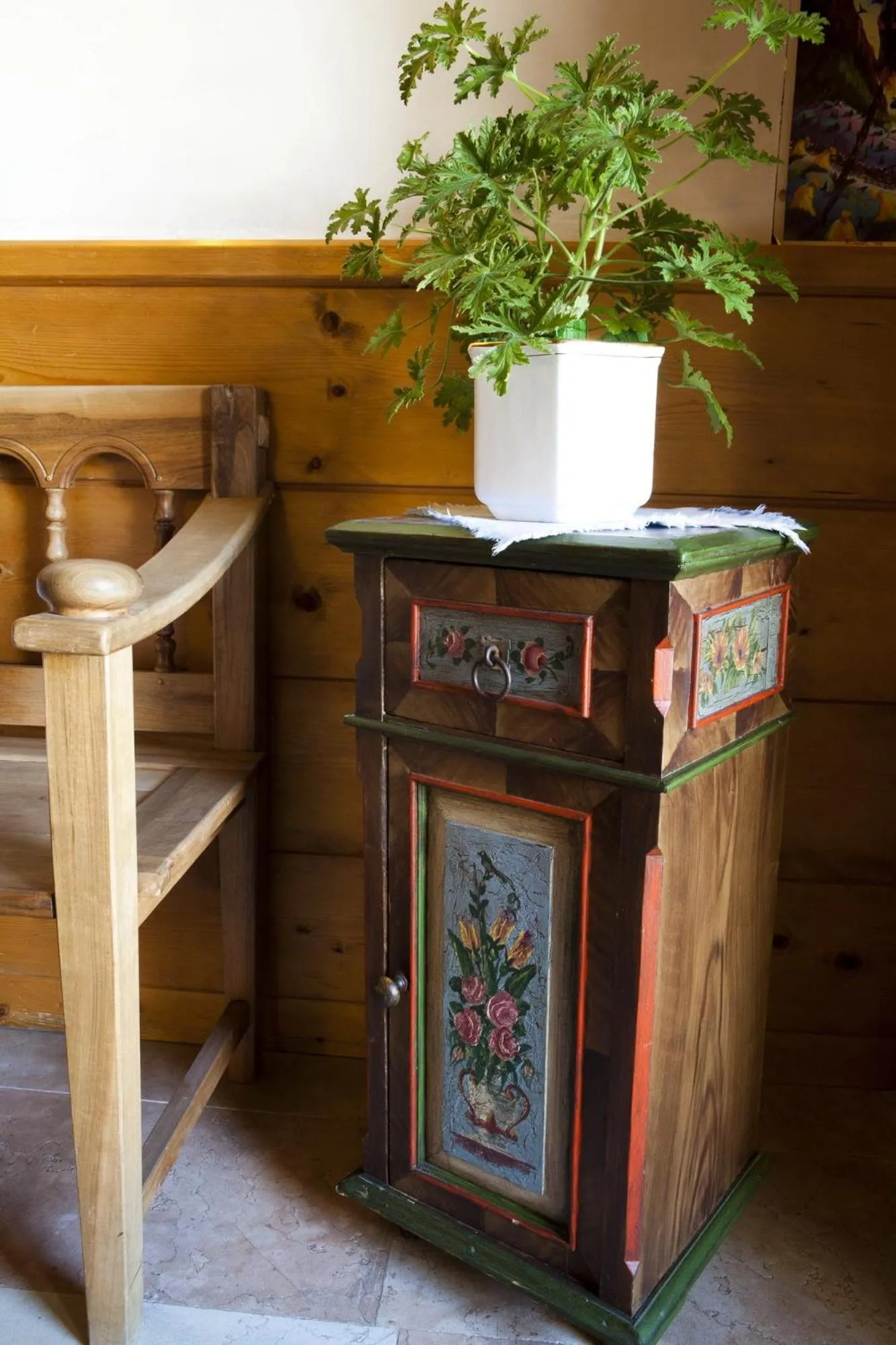 Decorative detail in Hotel Bellaria - Cortina d'Ampezzo