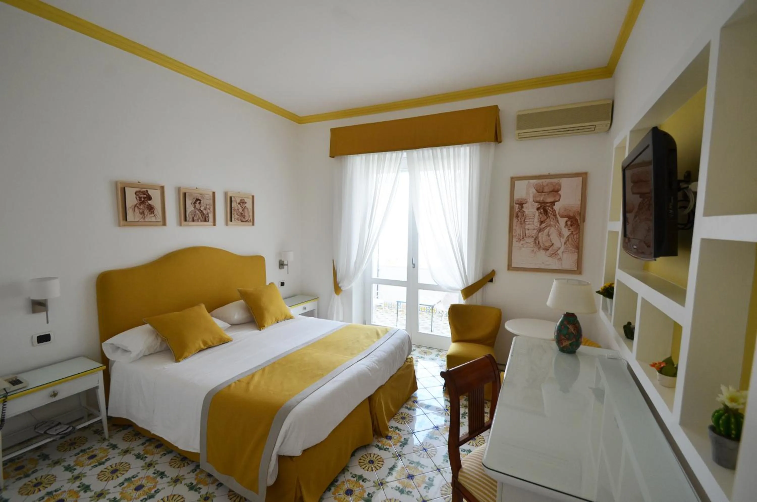Bed in Albergo Gatto Bianco