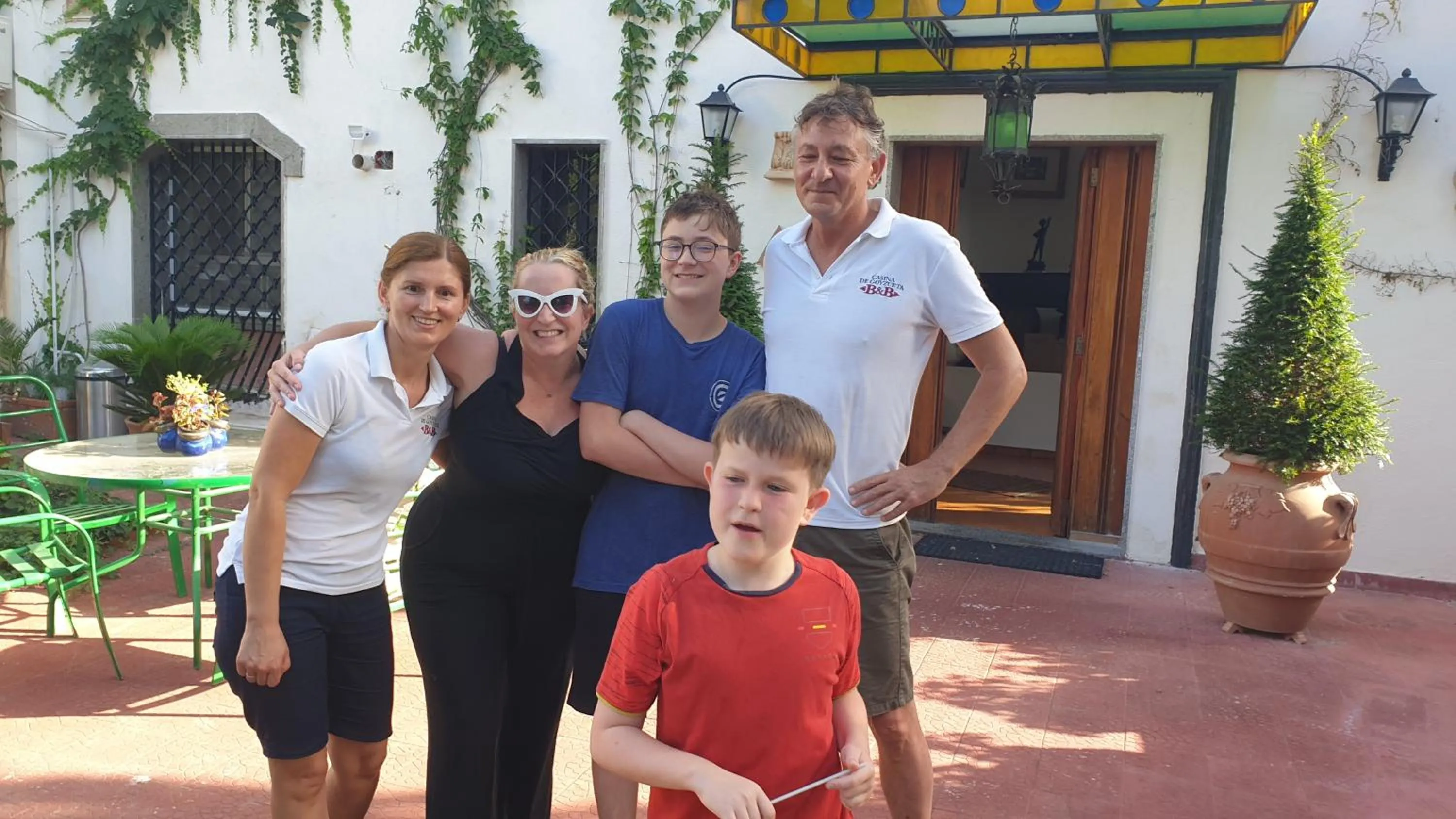 group of guests in B&B Casina de Goyzueta