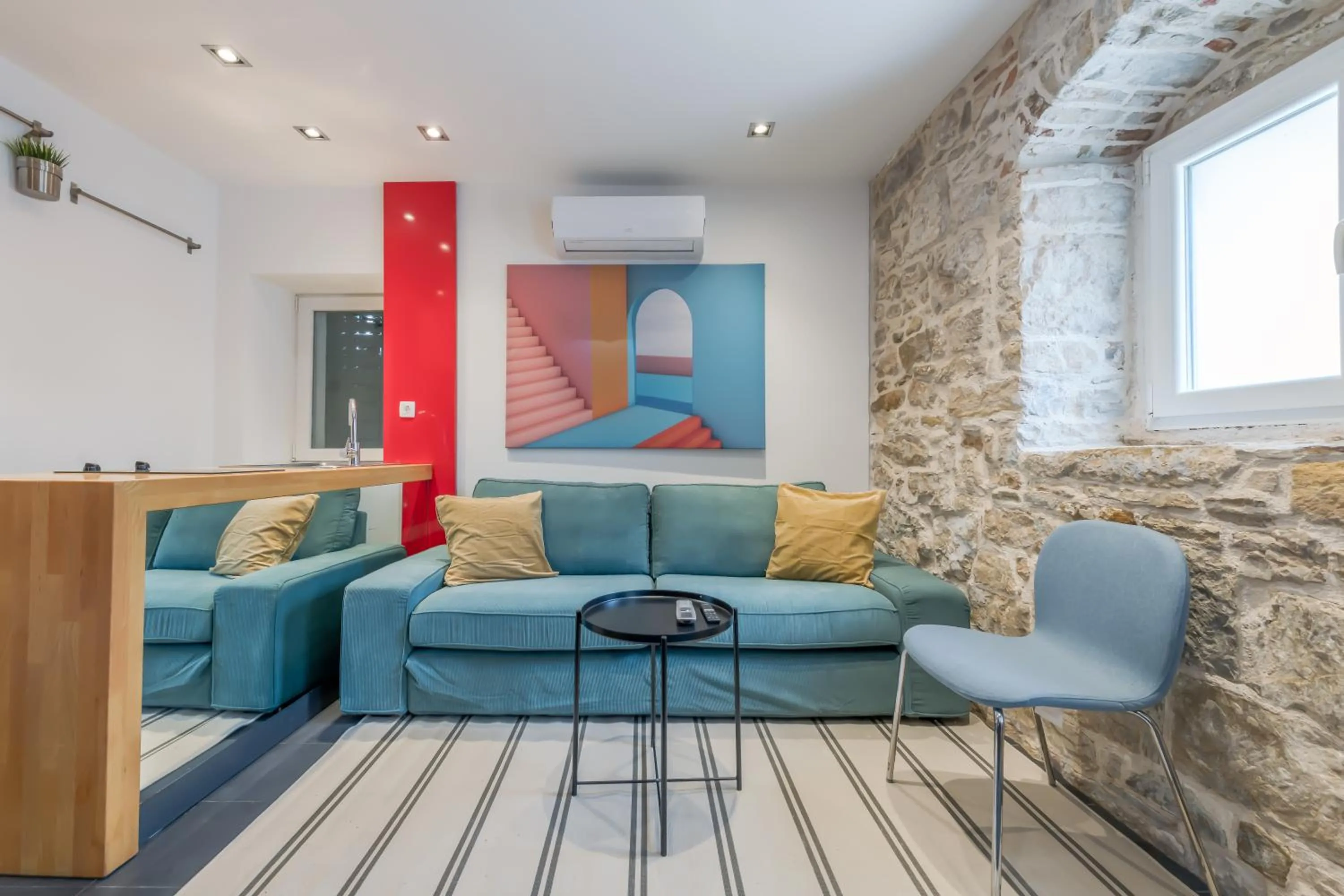 Kitchen or kitchenette in Versi & Note Luxury Rooms