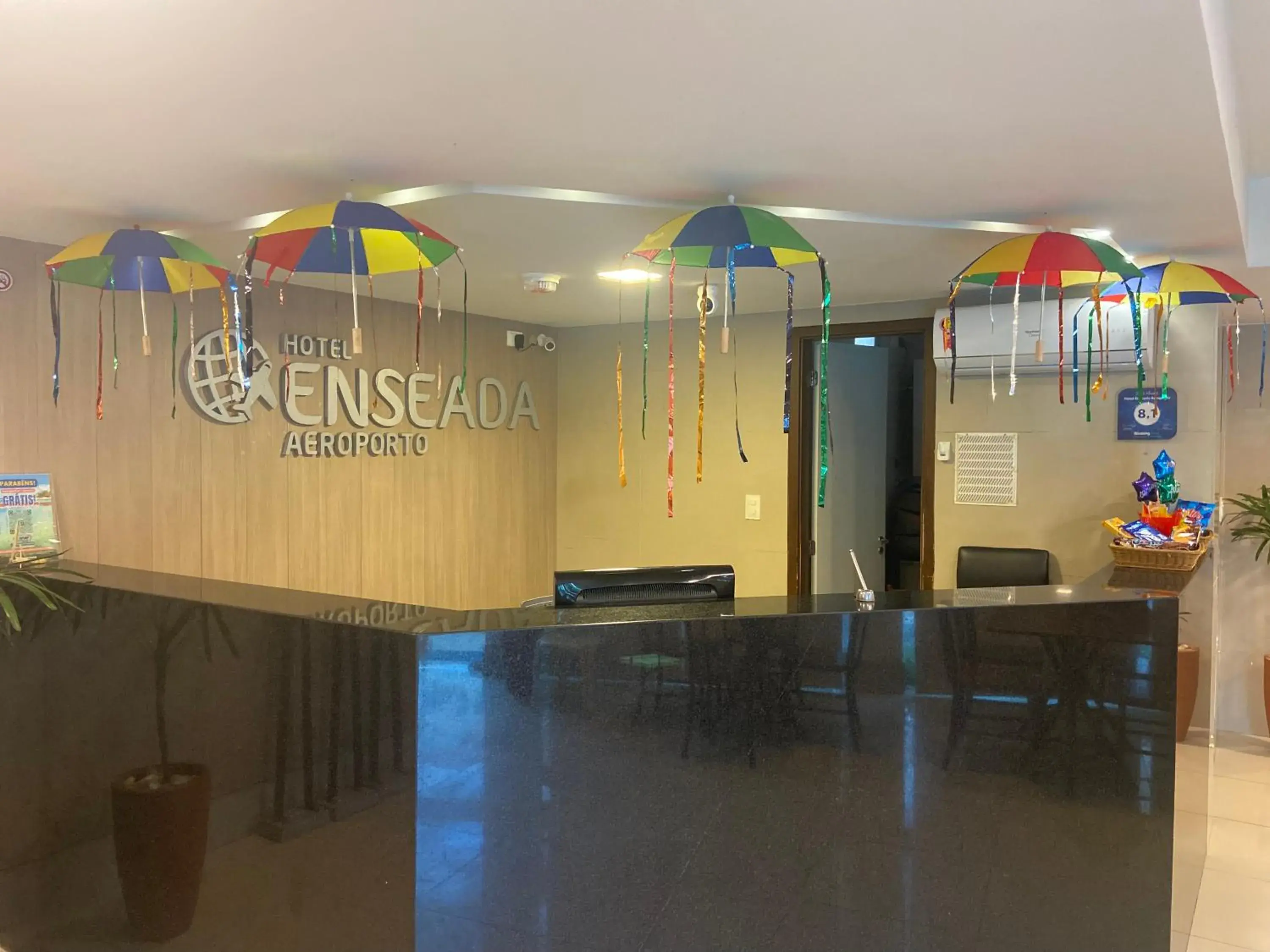 Lobby or reception in Hotel Enseada Aeroporto Lobby or reception in Hotel Enseada Aeroporto