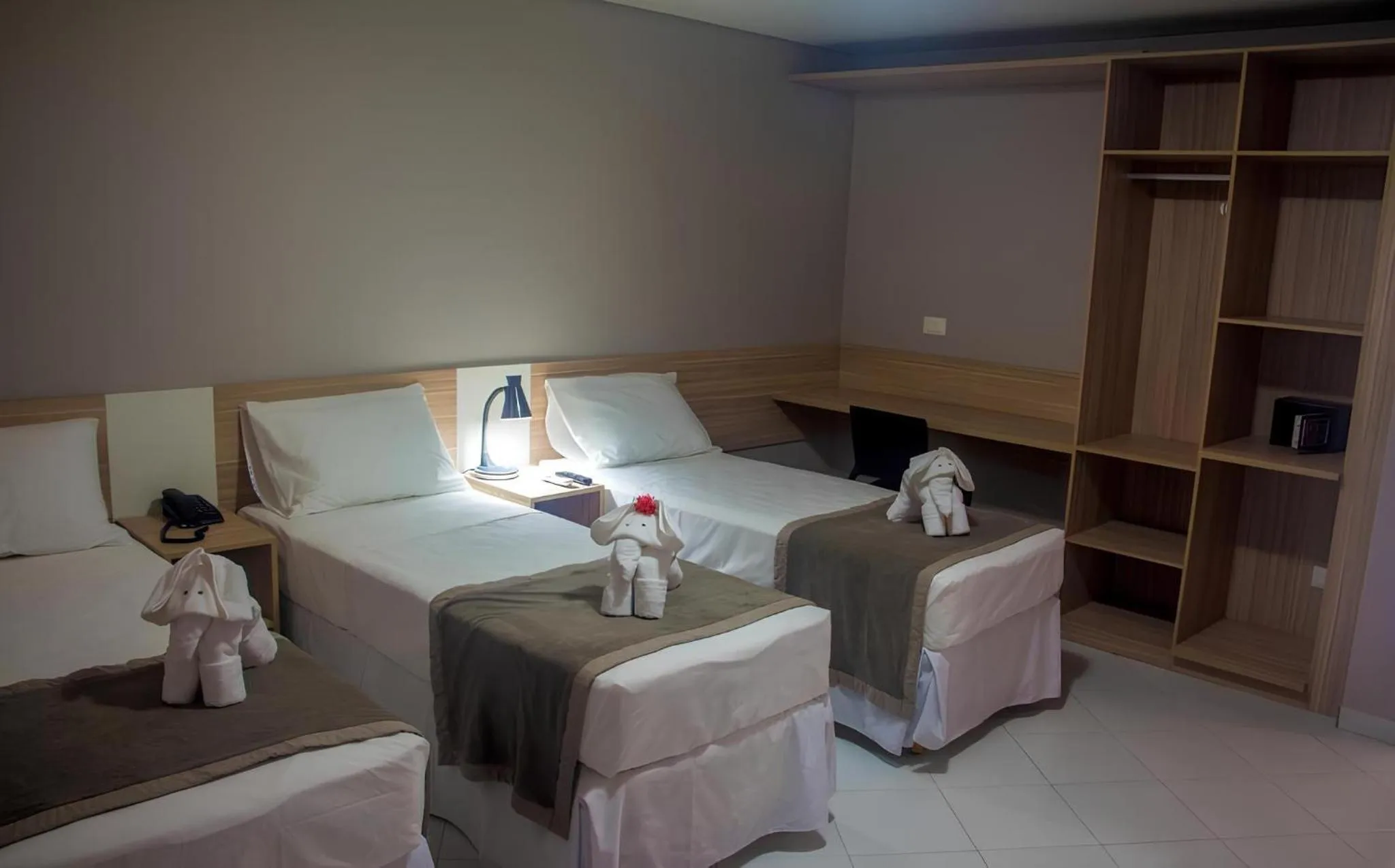 Bed in Hotel Enseada Aeroporto