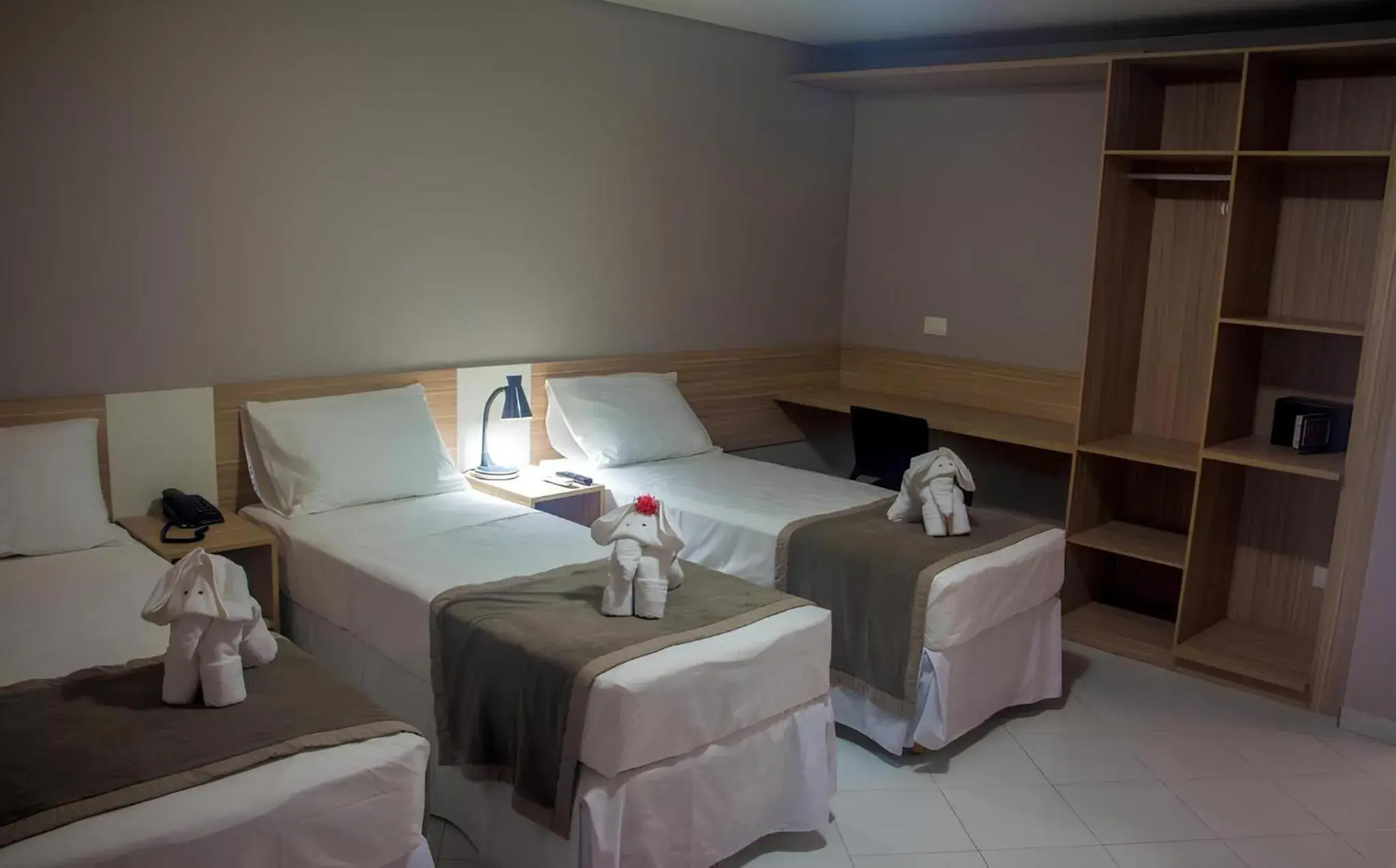 Bed in Hotel Enseada Aeroporto Bed in Hotel Enseada Aeroporto