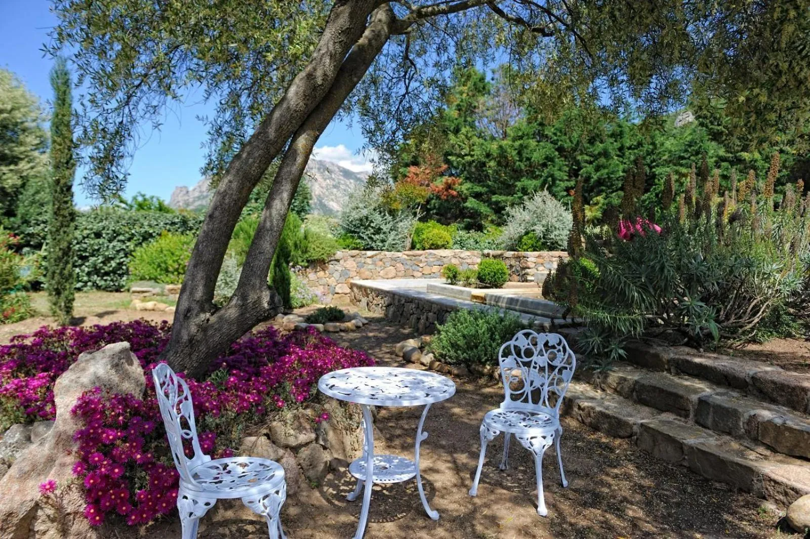 Garden in Chambre d'Hôtes Domaine Pero Longo