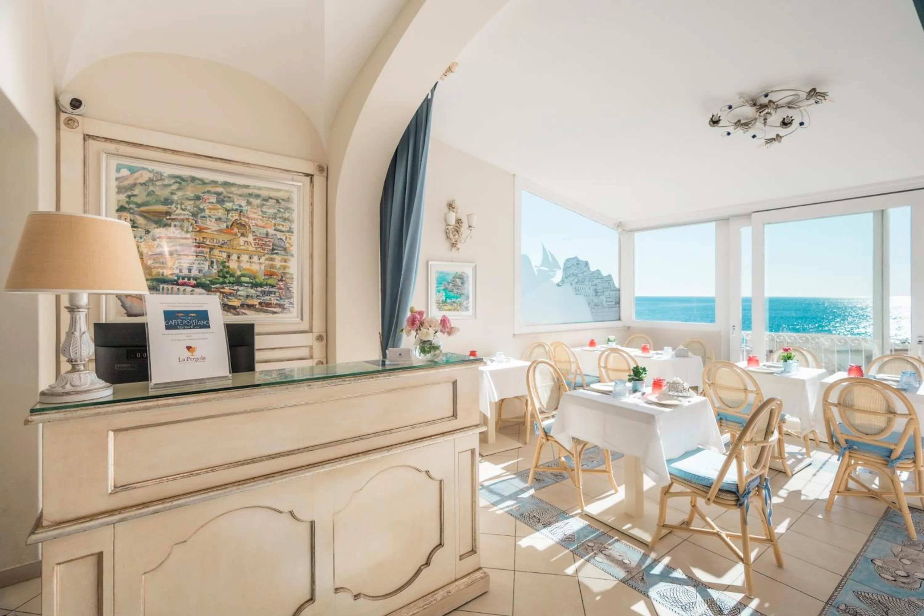 Lobby or reception in Villa La Tartana