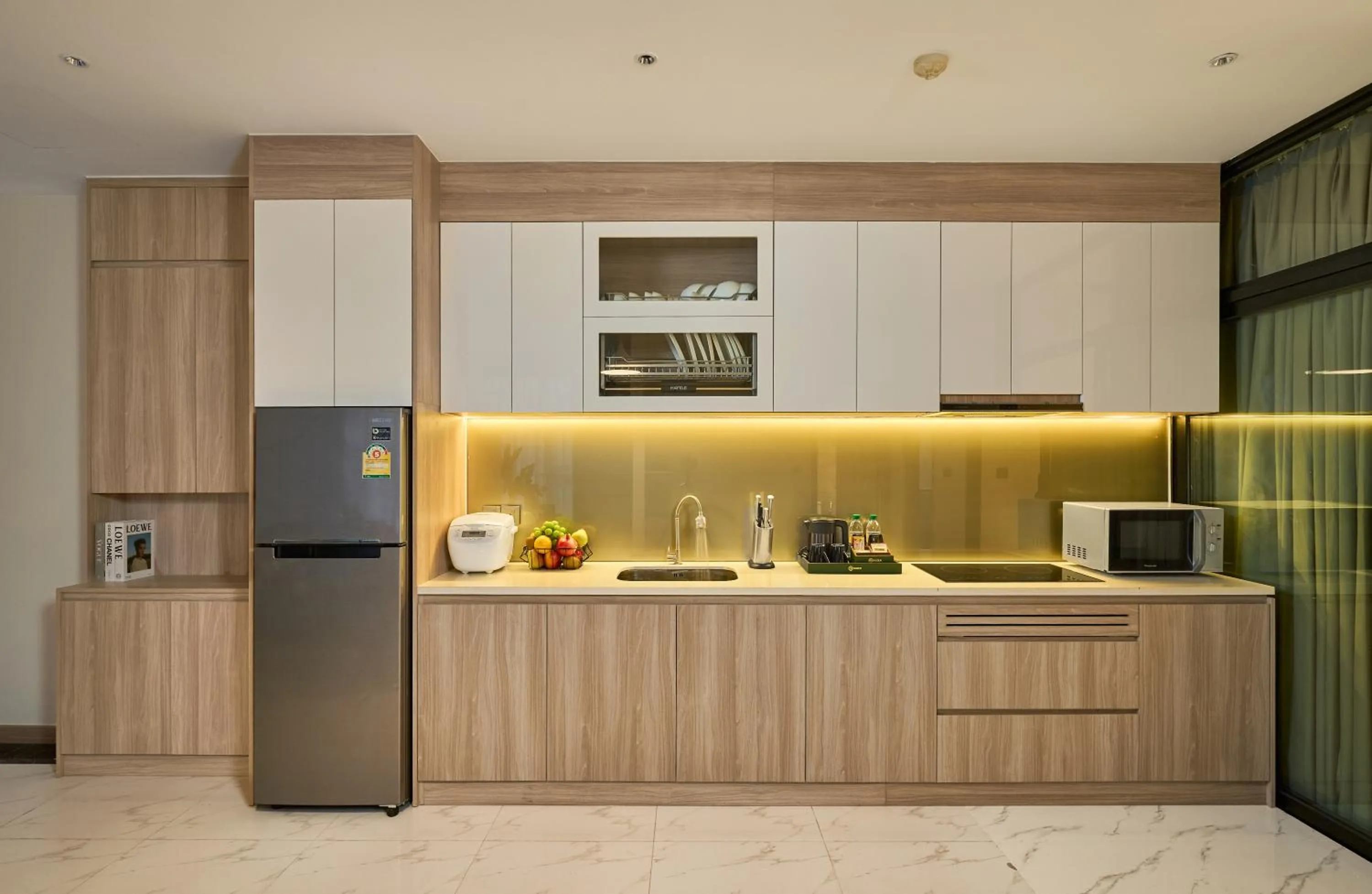 Kitchen or kitchenette in Noden2 Hotel & Apartment