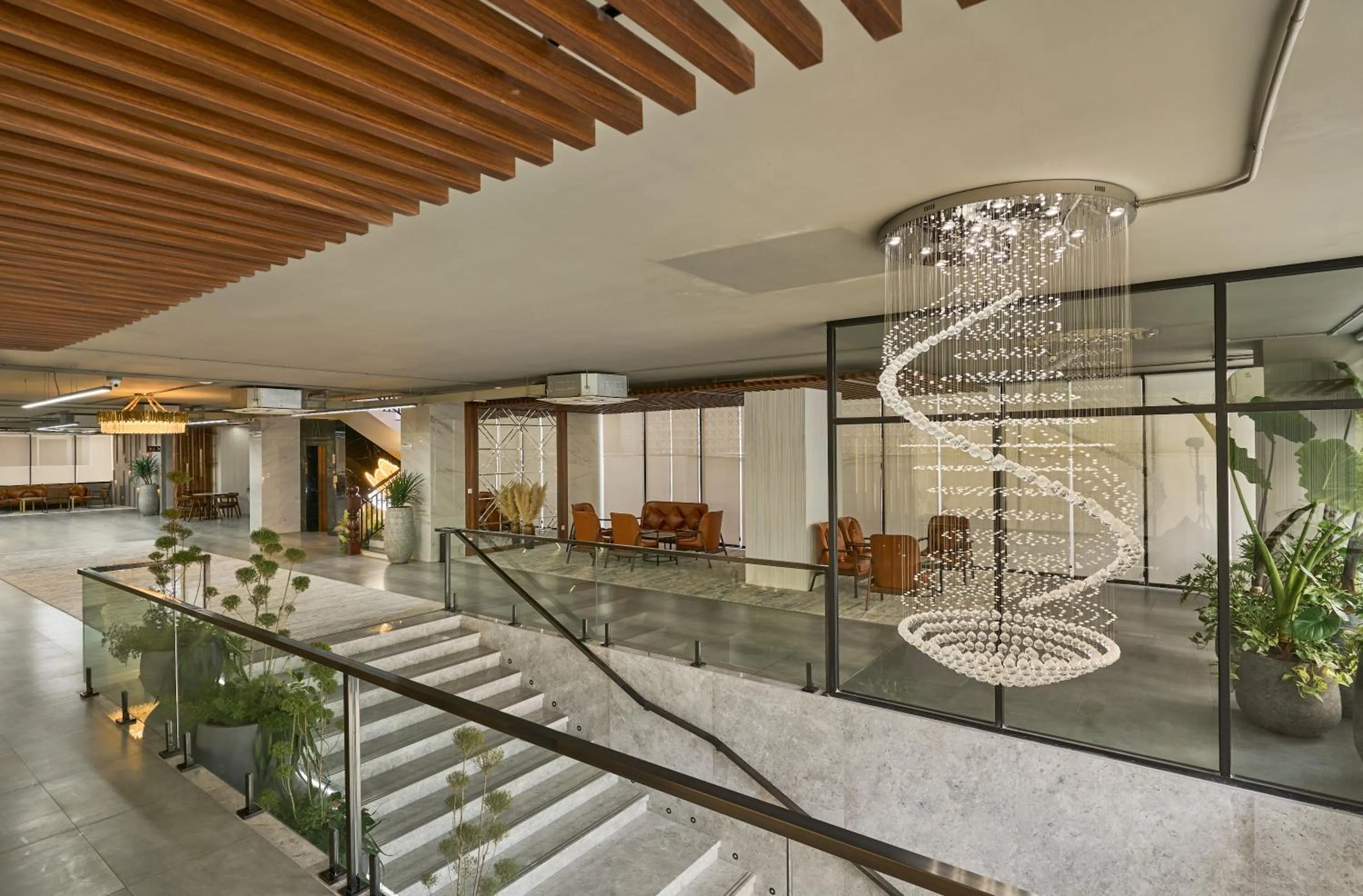 Lobby or reception in Noden2 Hotel & Apartment