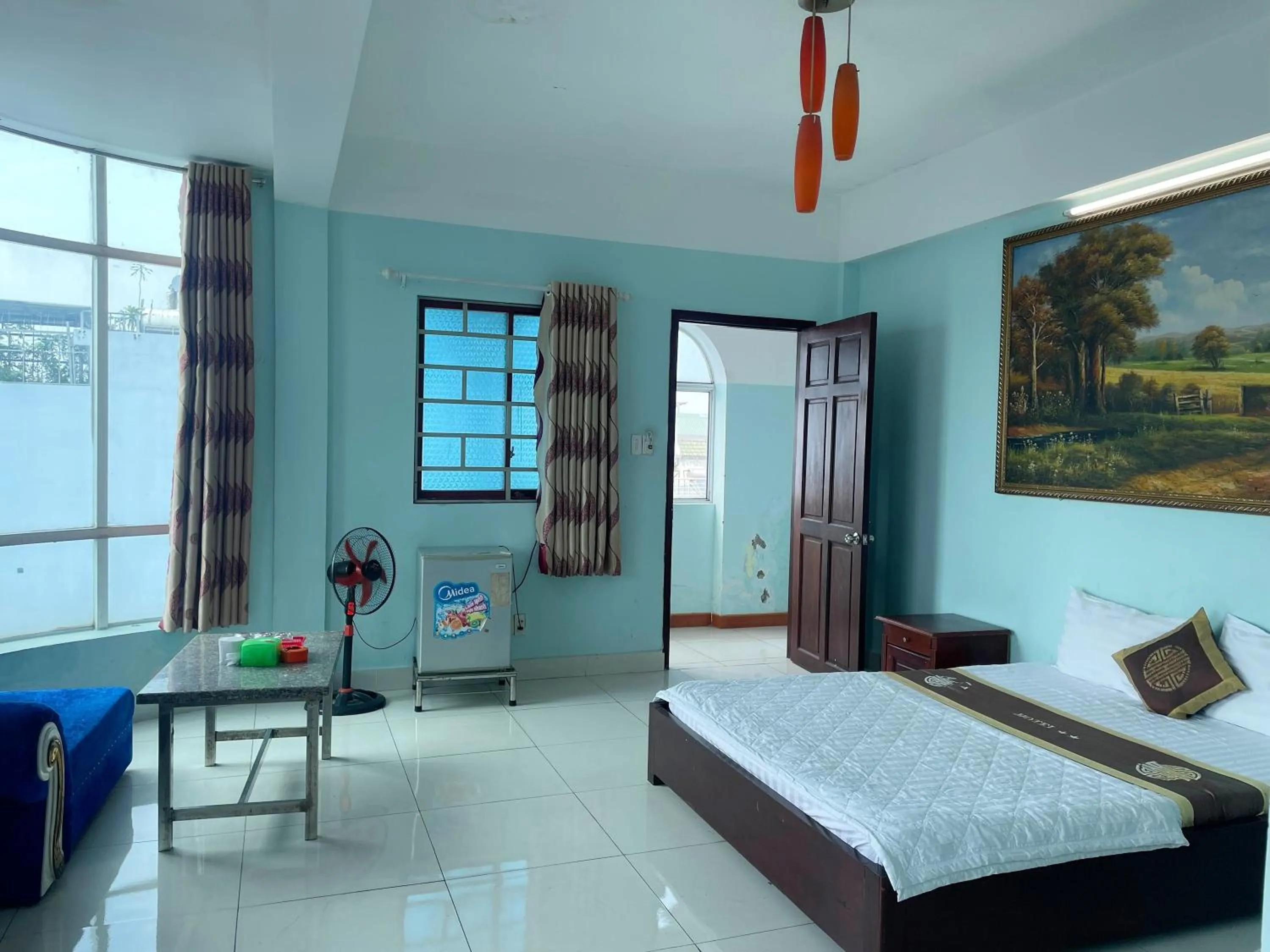 Bed in Bien Sao Hotel