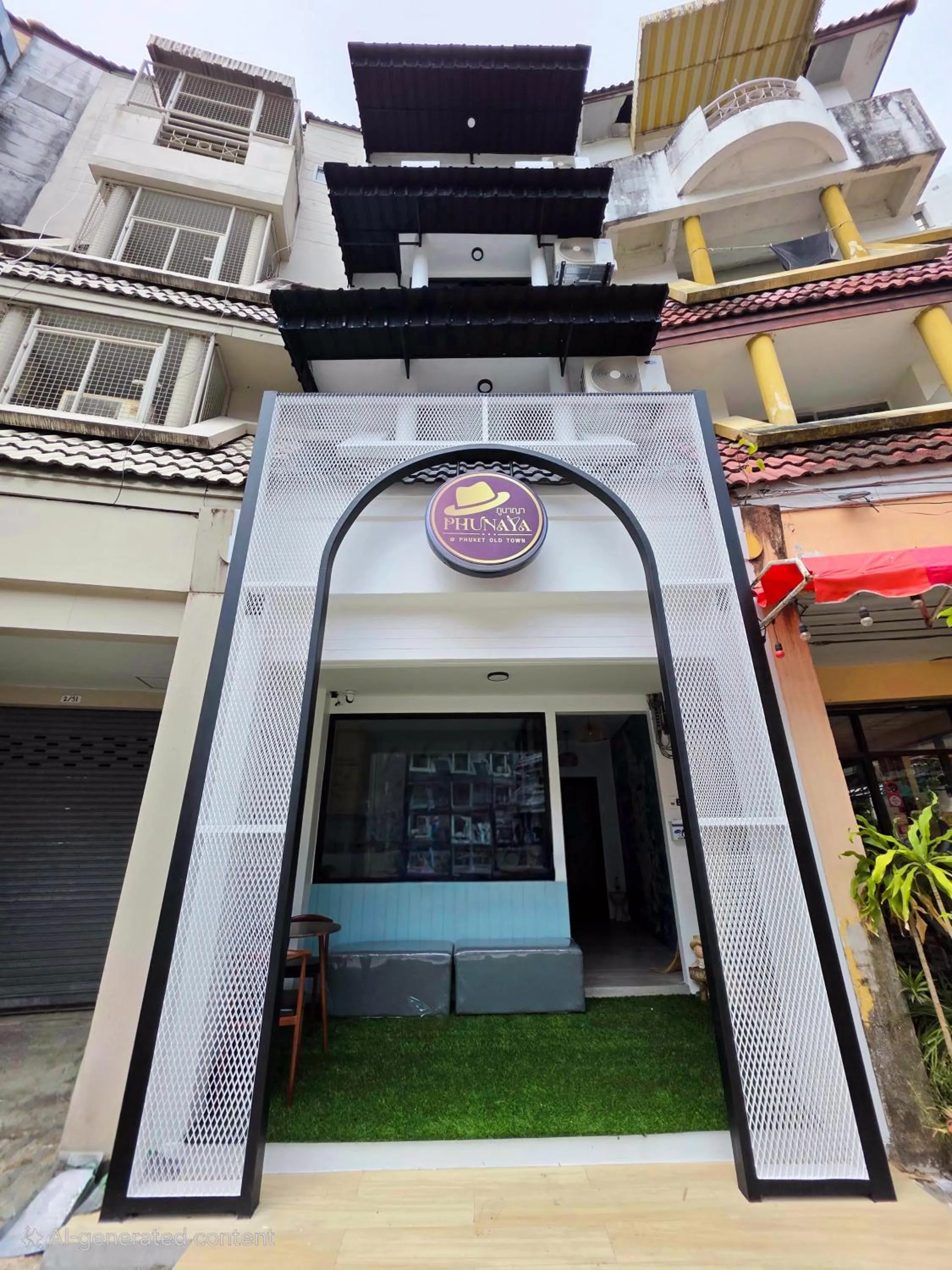 Property building in Phunaya Phuket Oldtown Hotel