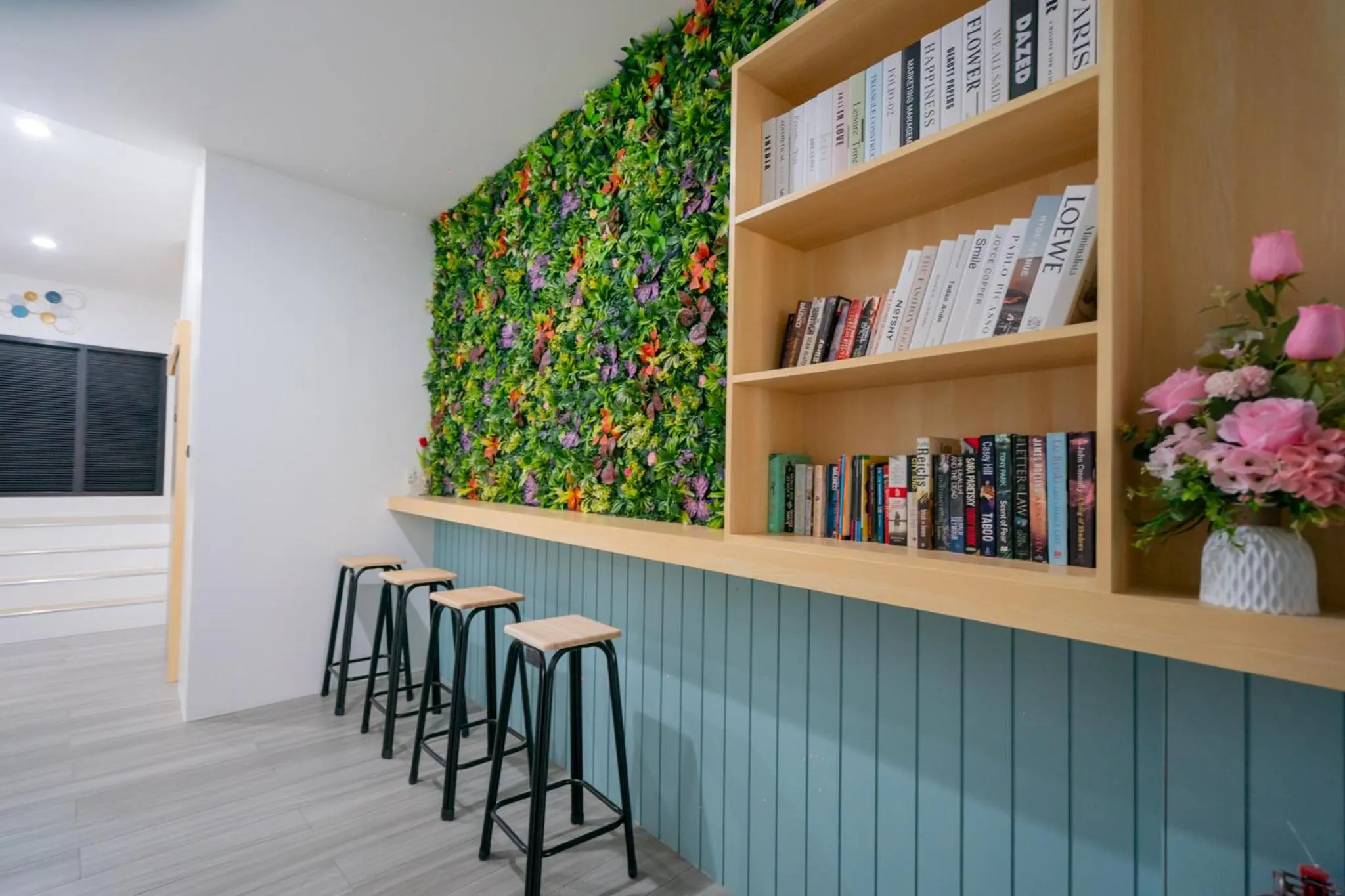 Library in Phunaya Phuket Oldtown Hotel