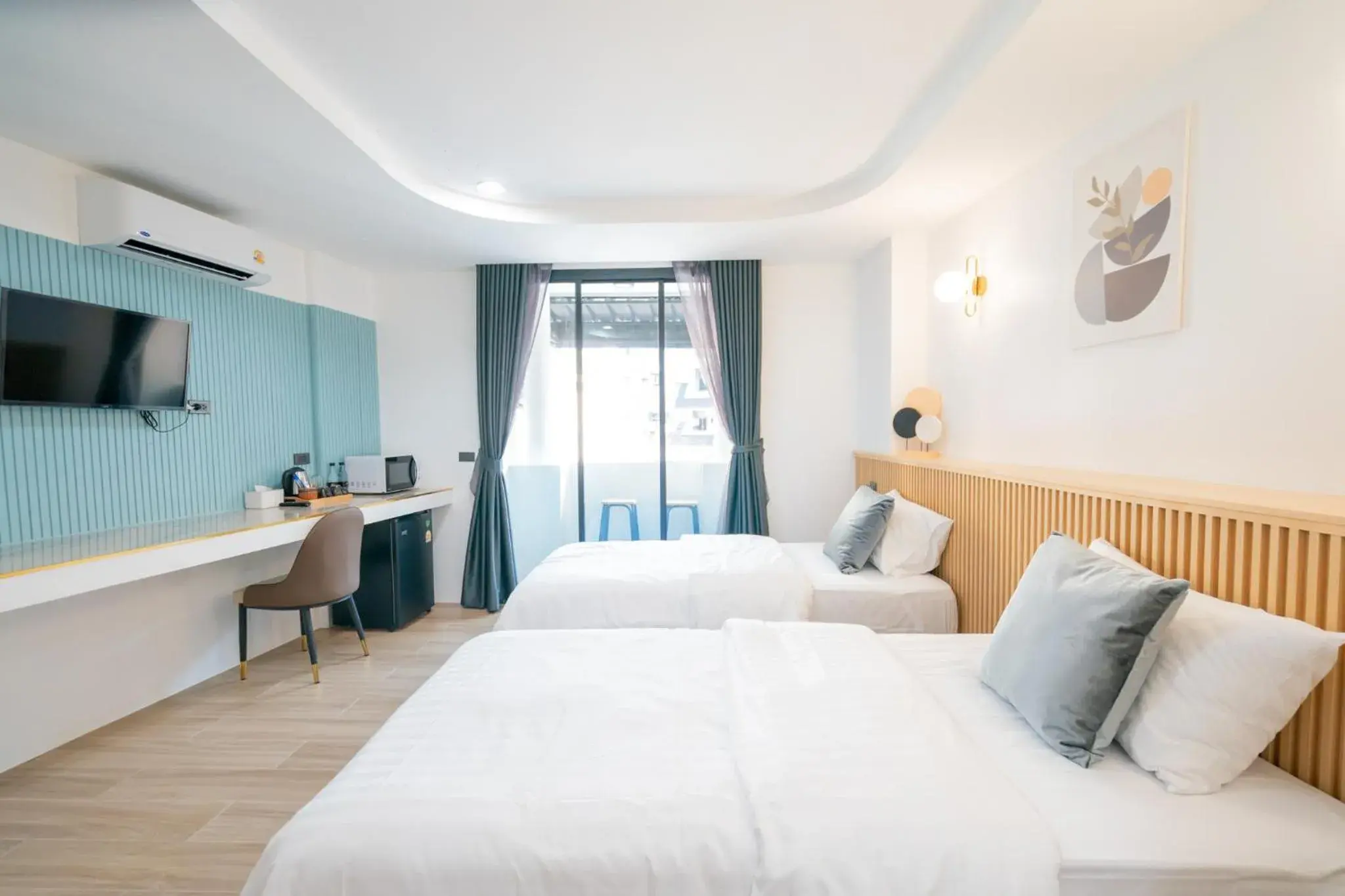 R202 - Standard Twin with Patio in Phunaya Phuket Oldtown Hotel R202 - Standard Twin with Patio in Phunaya Phuket Oldtown Hotel