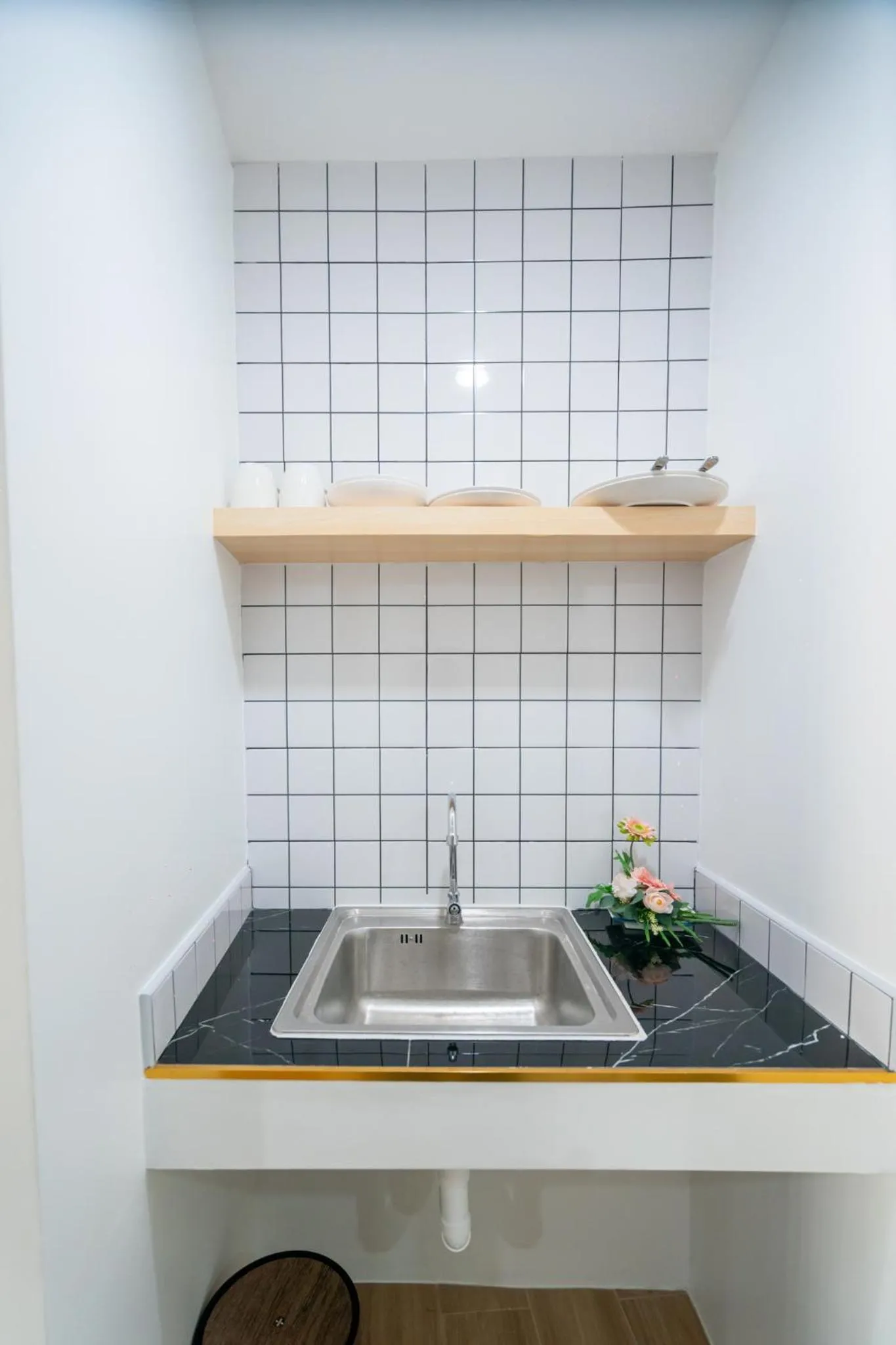 Kitchen or kitchenette in Phunaya Phuket Oldtown Hotel