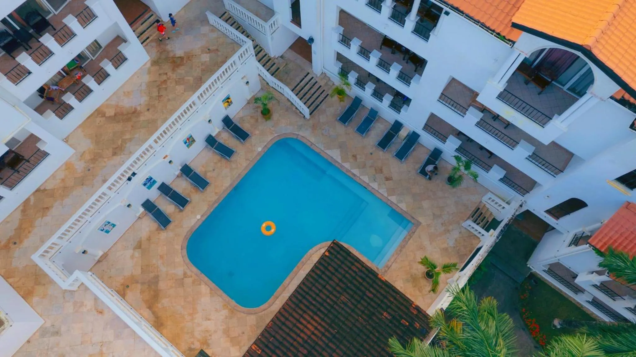 Swimming pool in West Bay Colonial