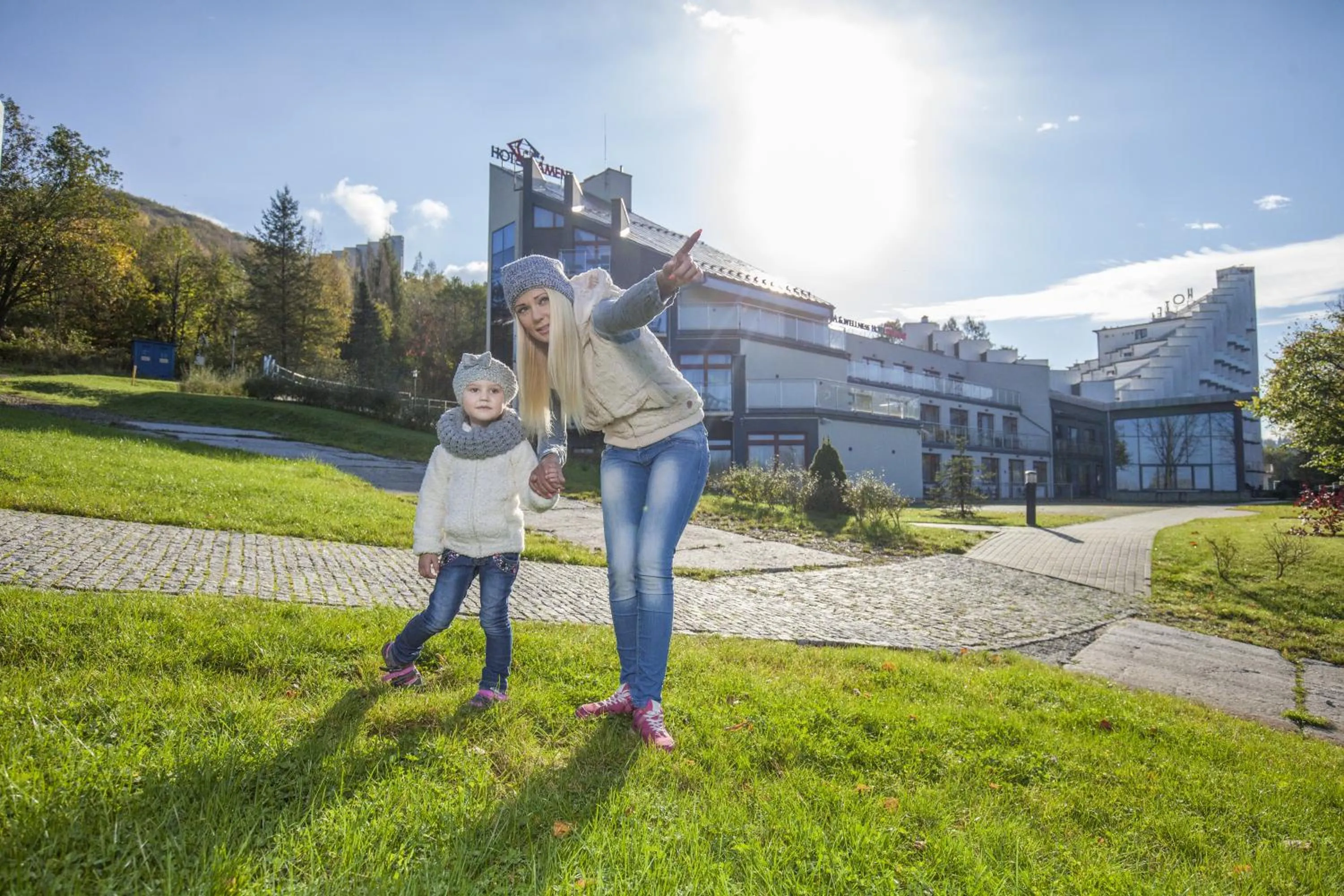 Facade/entrance in Hotel Diament Ustroń