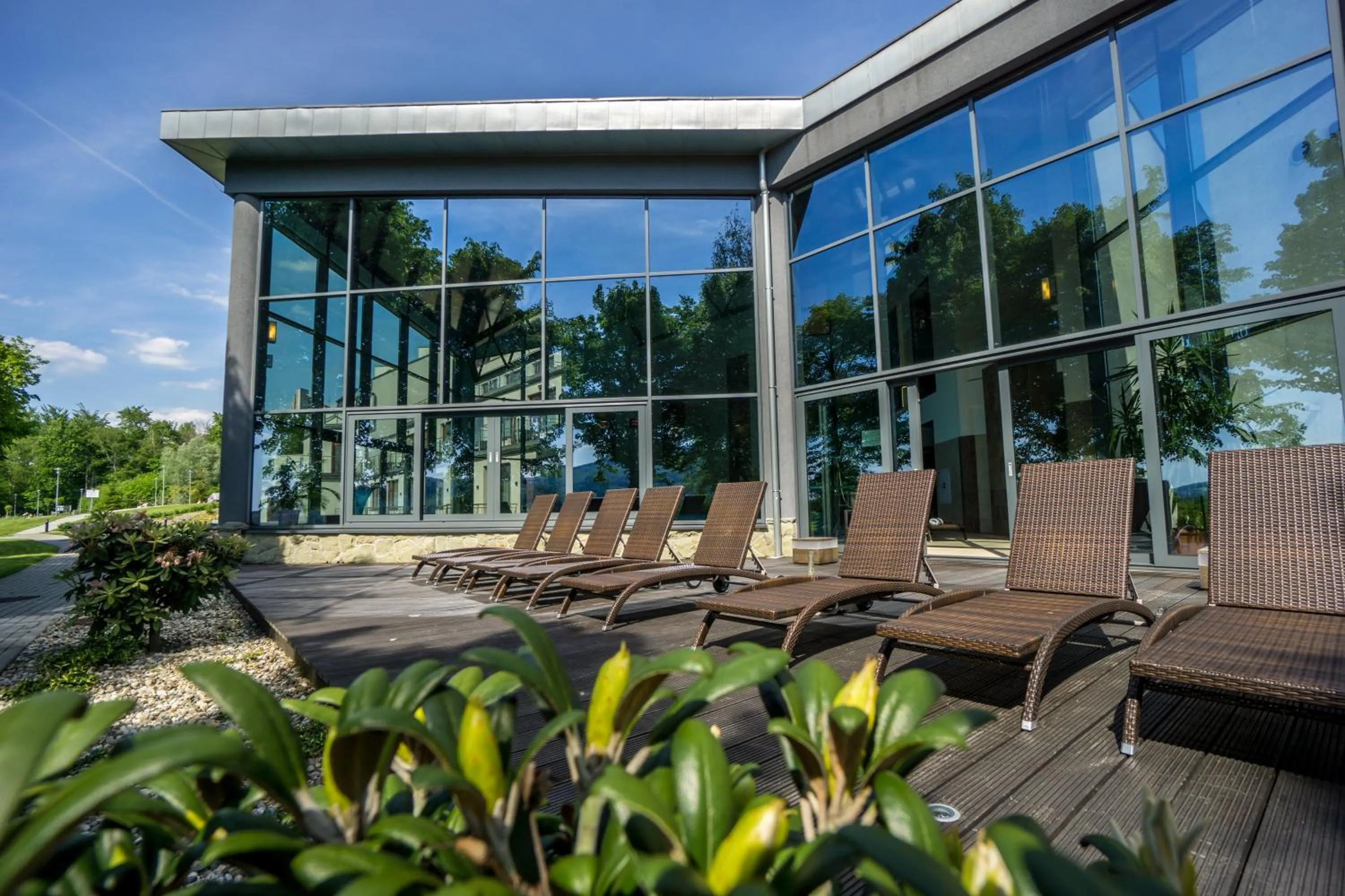 Balcony/Terrace in Hotel Diament Ustroń