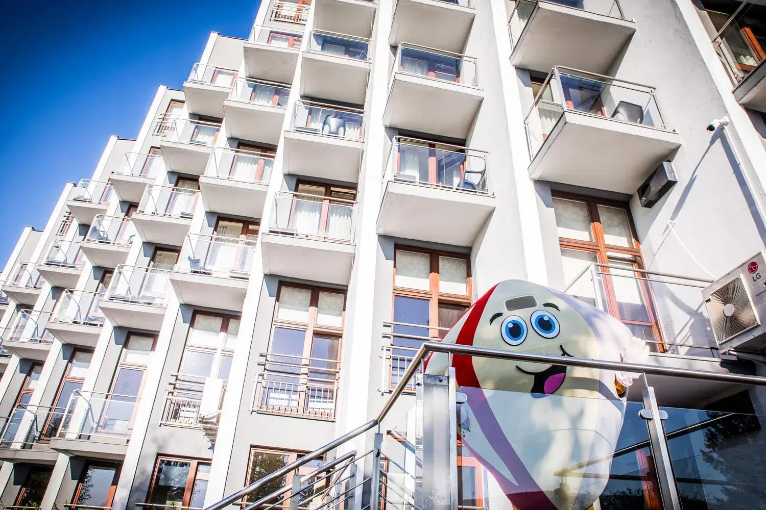 Property building in Hotel Diament Ustroń Property building in Hotel Diament Ustroń