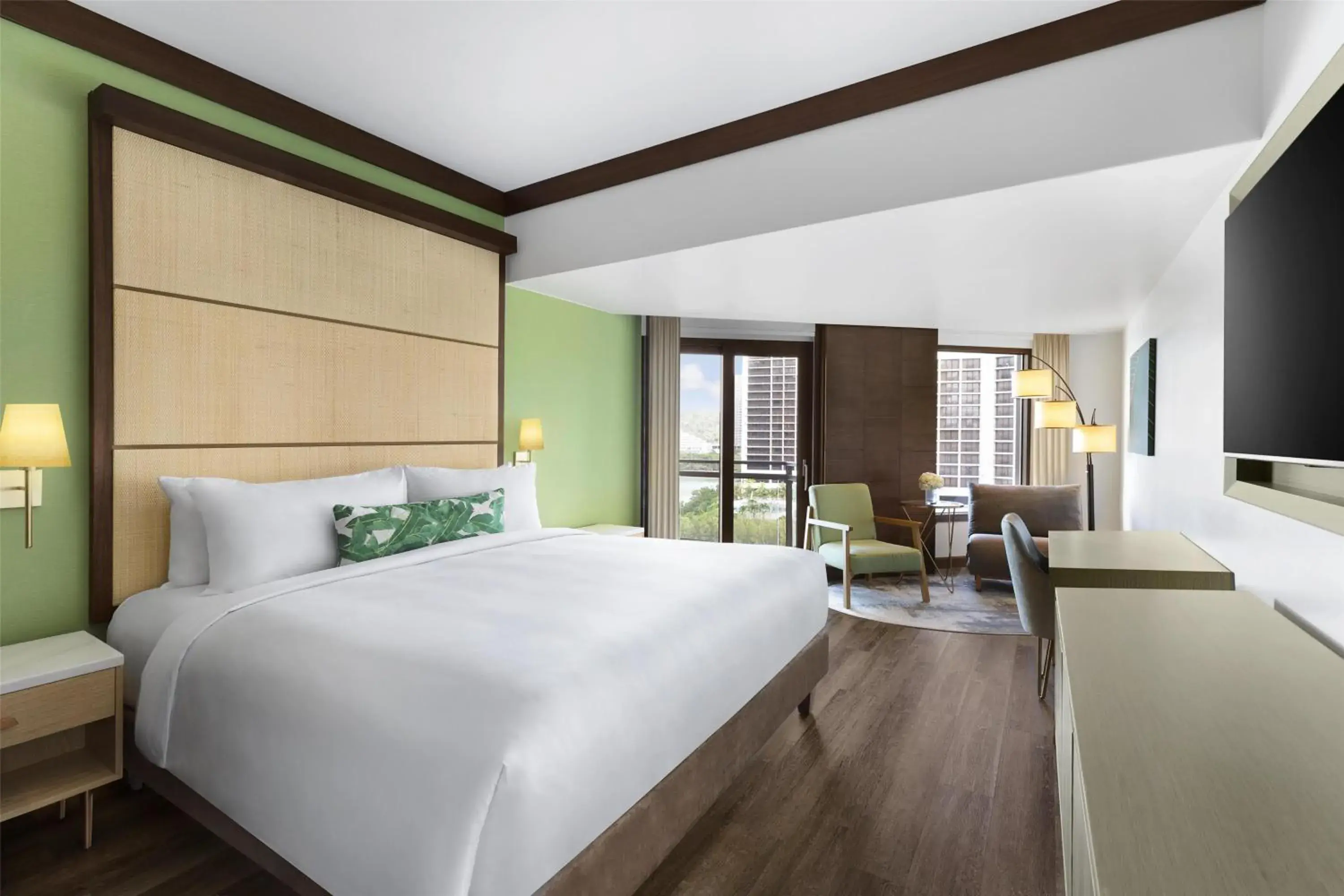 Bedroom, Bed in Dusit Beach Resort Guam Bedroom, Bed in Dusit Beach Resort Guam