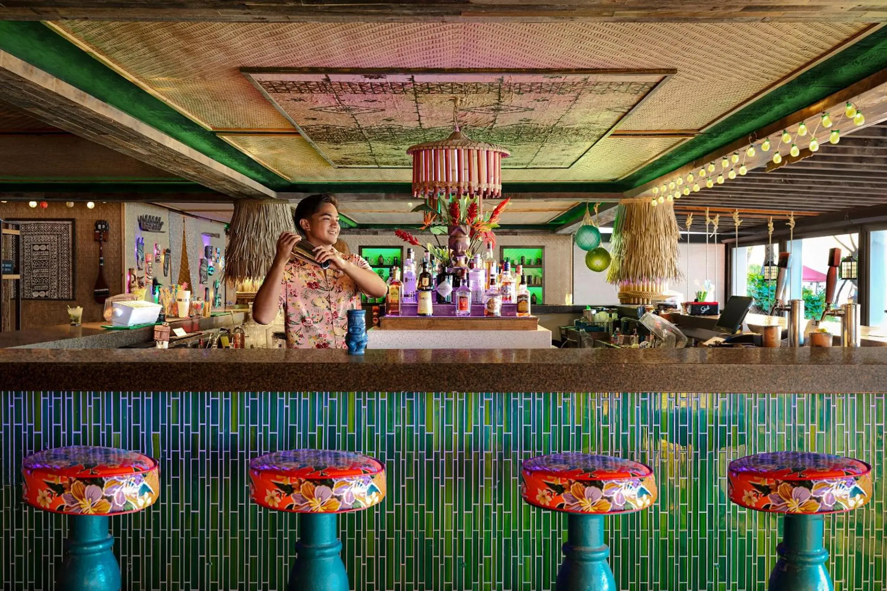 Lounge or bar in Dusit Beach Resort Guam Lounge or bar in Dusit Beach Resort Guam