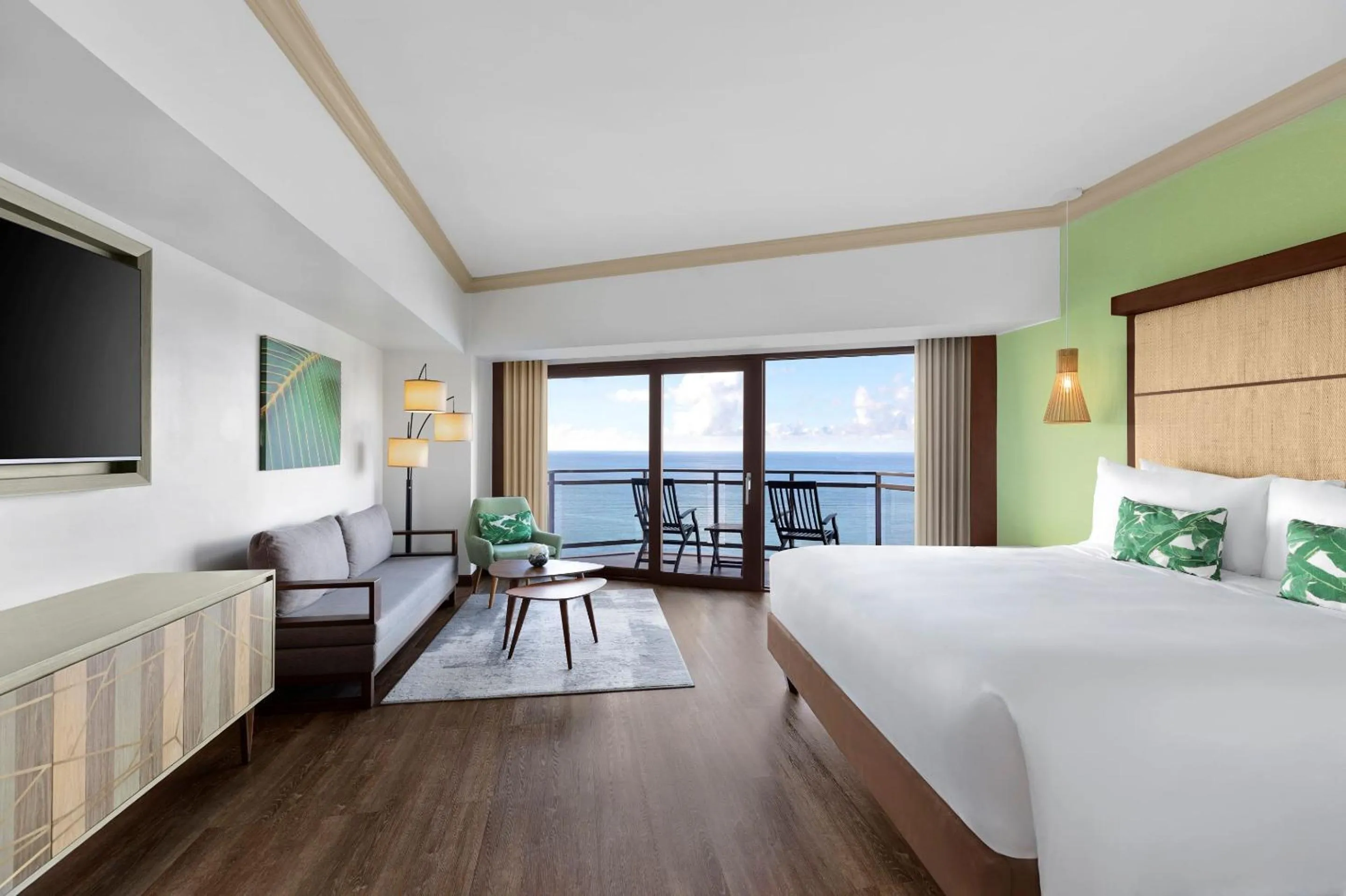 Bed in Dusit Beach Resort Guam