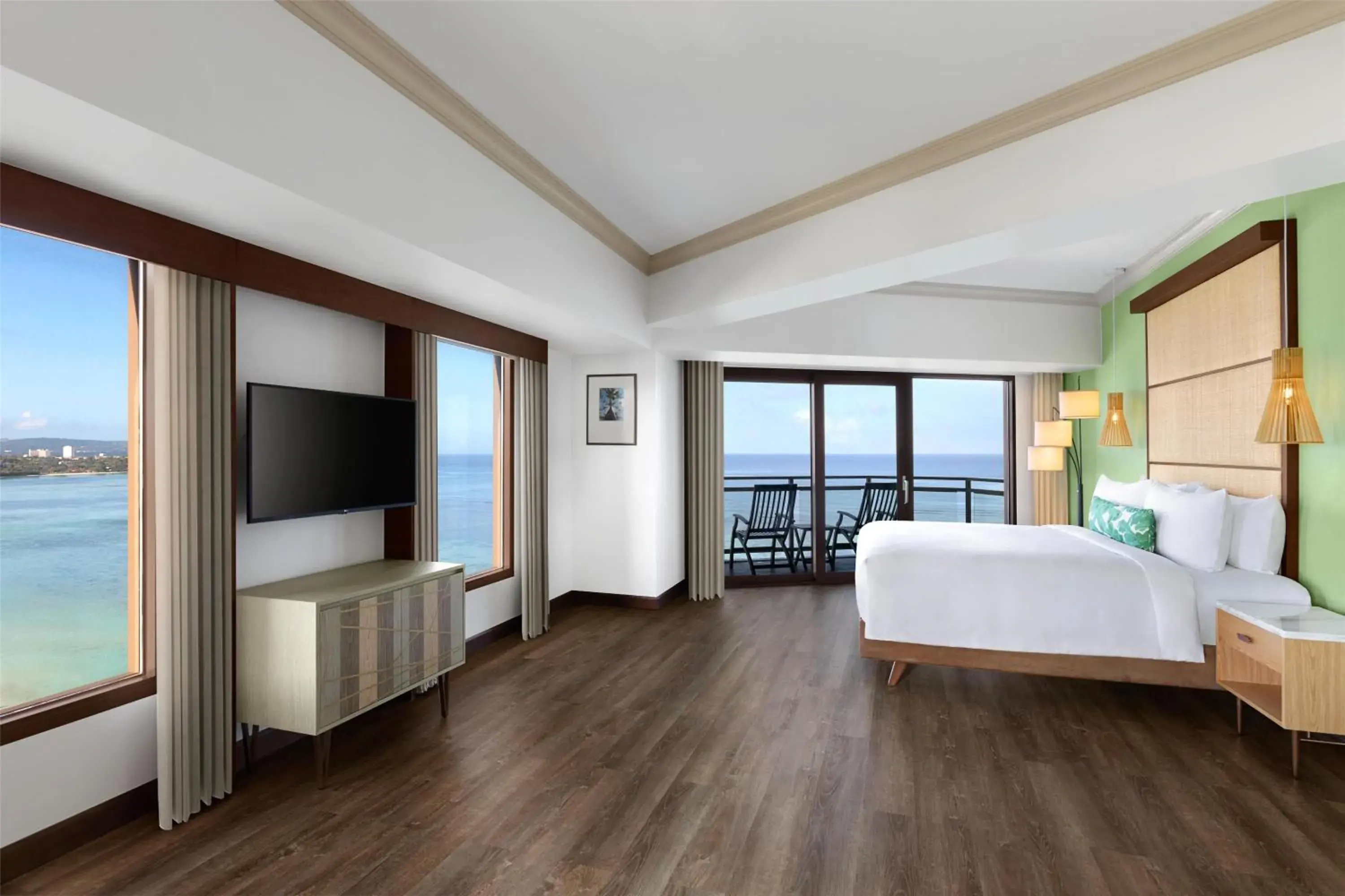 Bedroom, Bed in Dusit Beach Resort Guam Bedroom, Bed in Dusit Beach Resort Guam