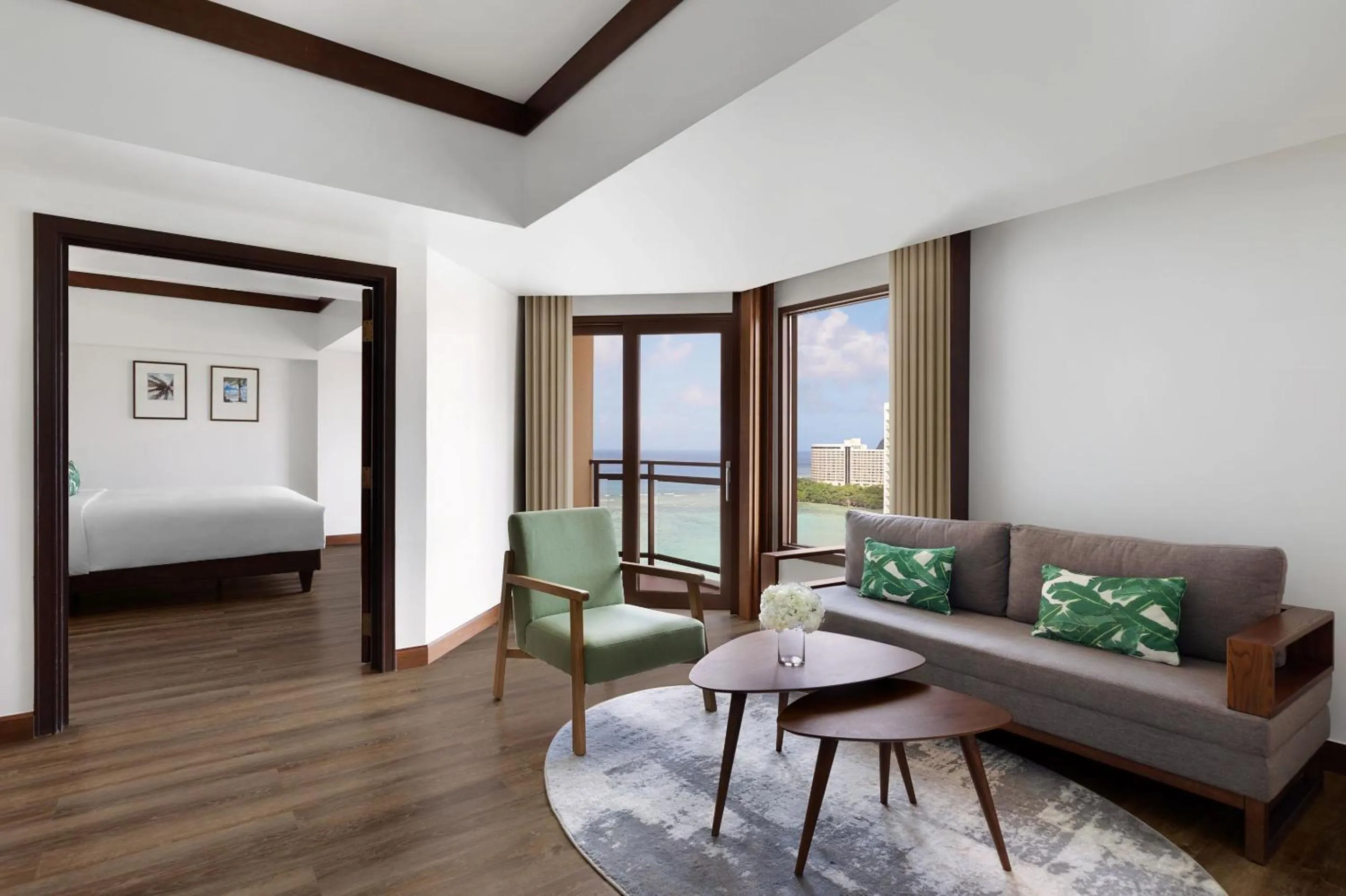 Bed in Dusit Beach Resort Guam