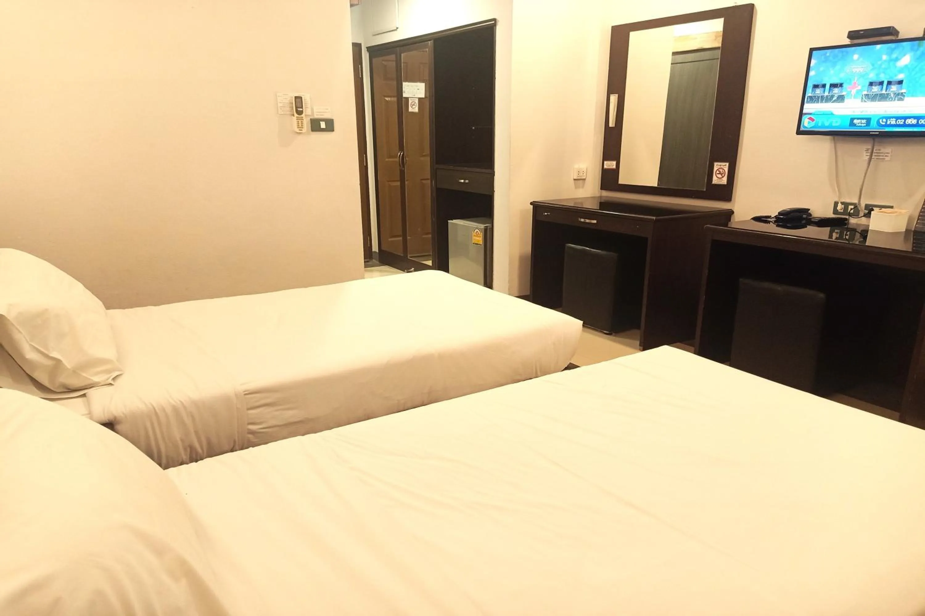 Bed in Smile Place Hotel Chiang Rai