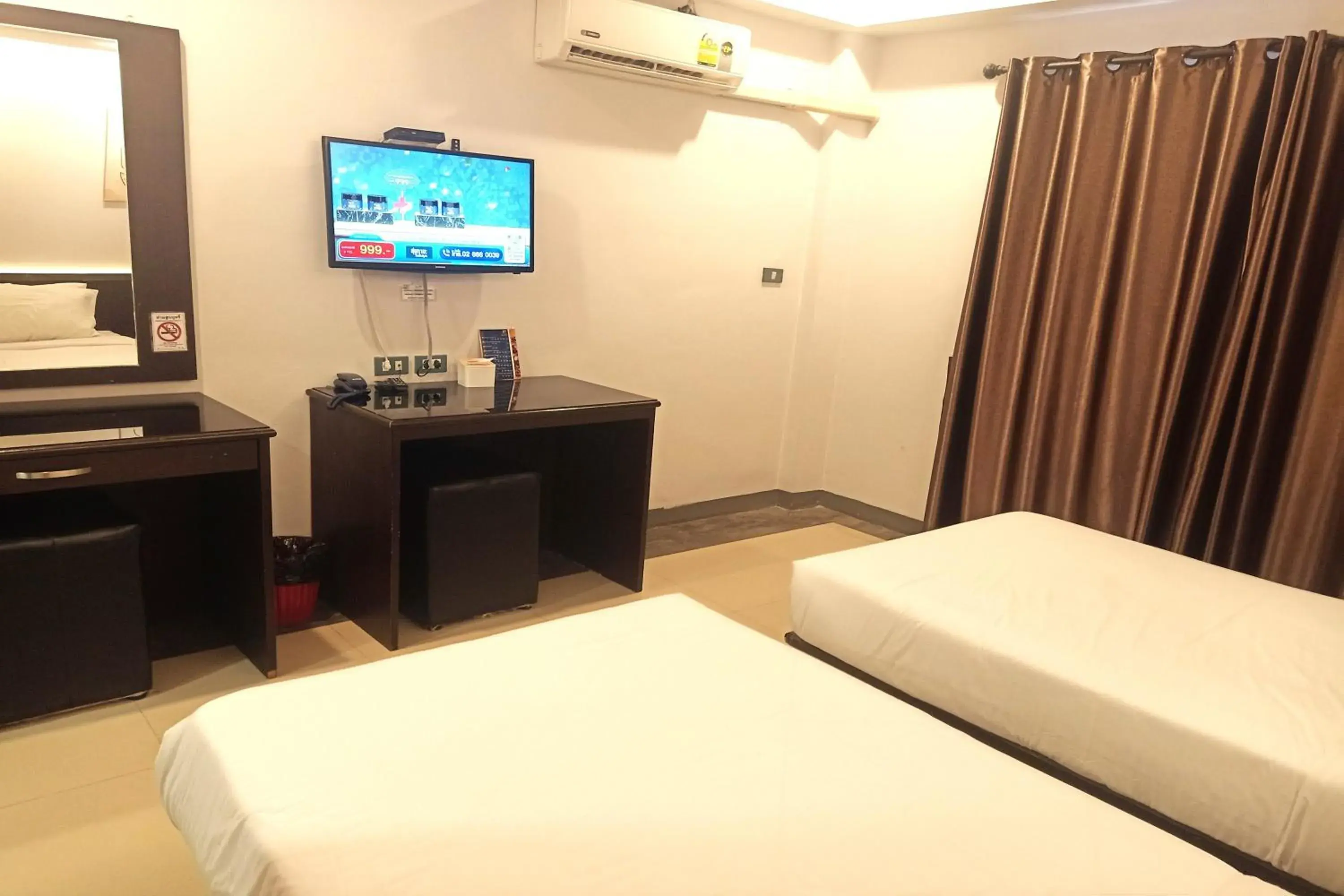 Bed in Smile Place Hotel Chiang Rai Bed in Smile Place Hotel Chiang Rai