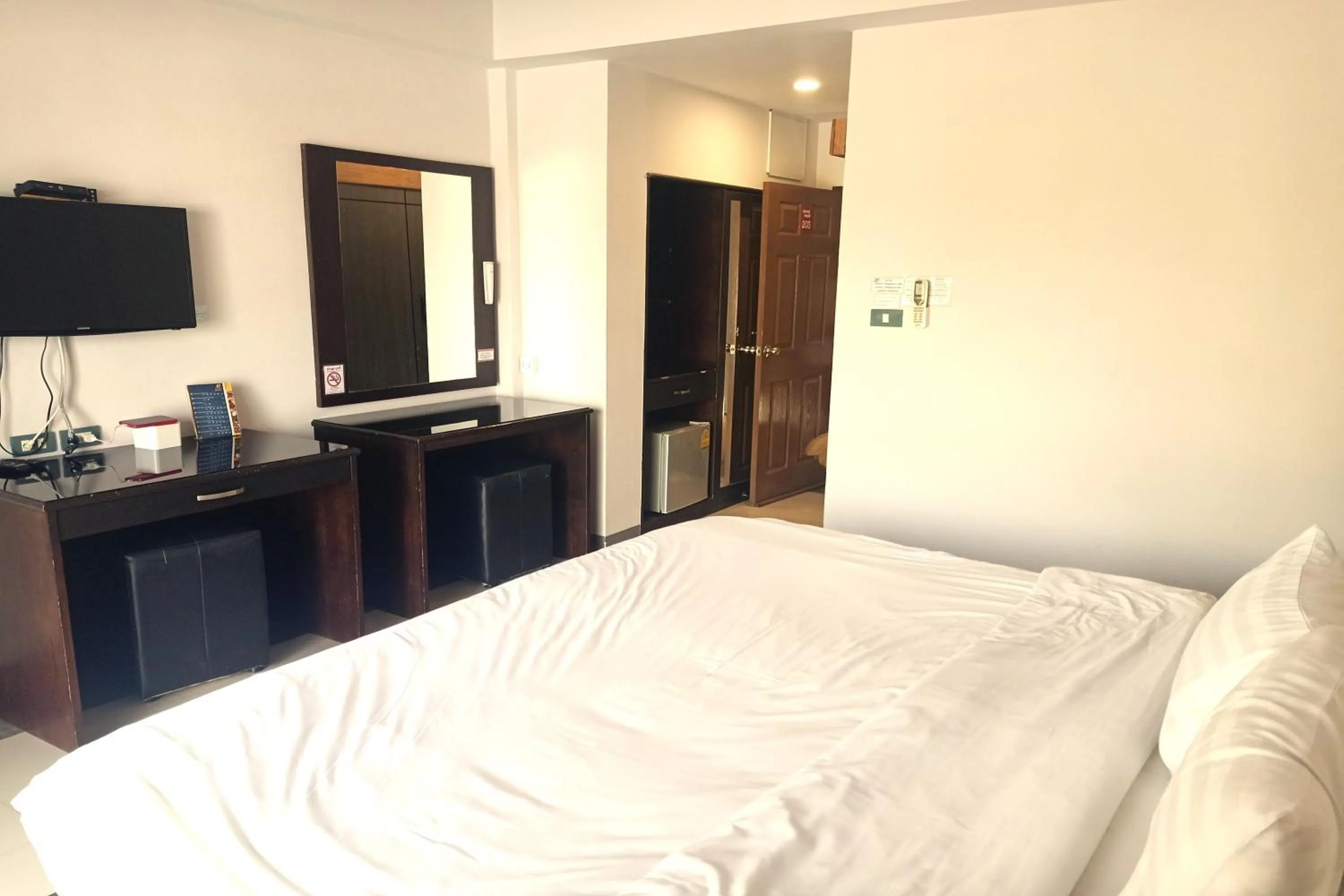 Bed in Smile Place Hotel Chiang Rai