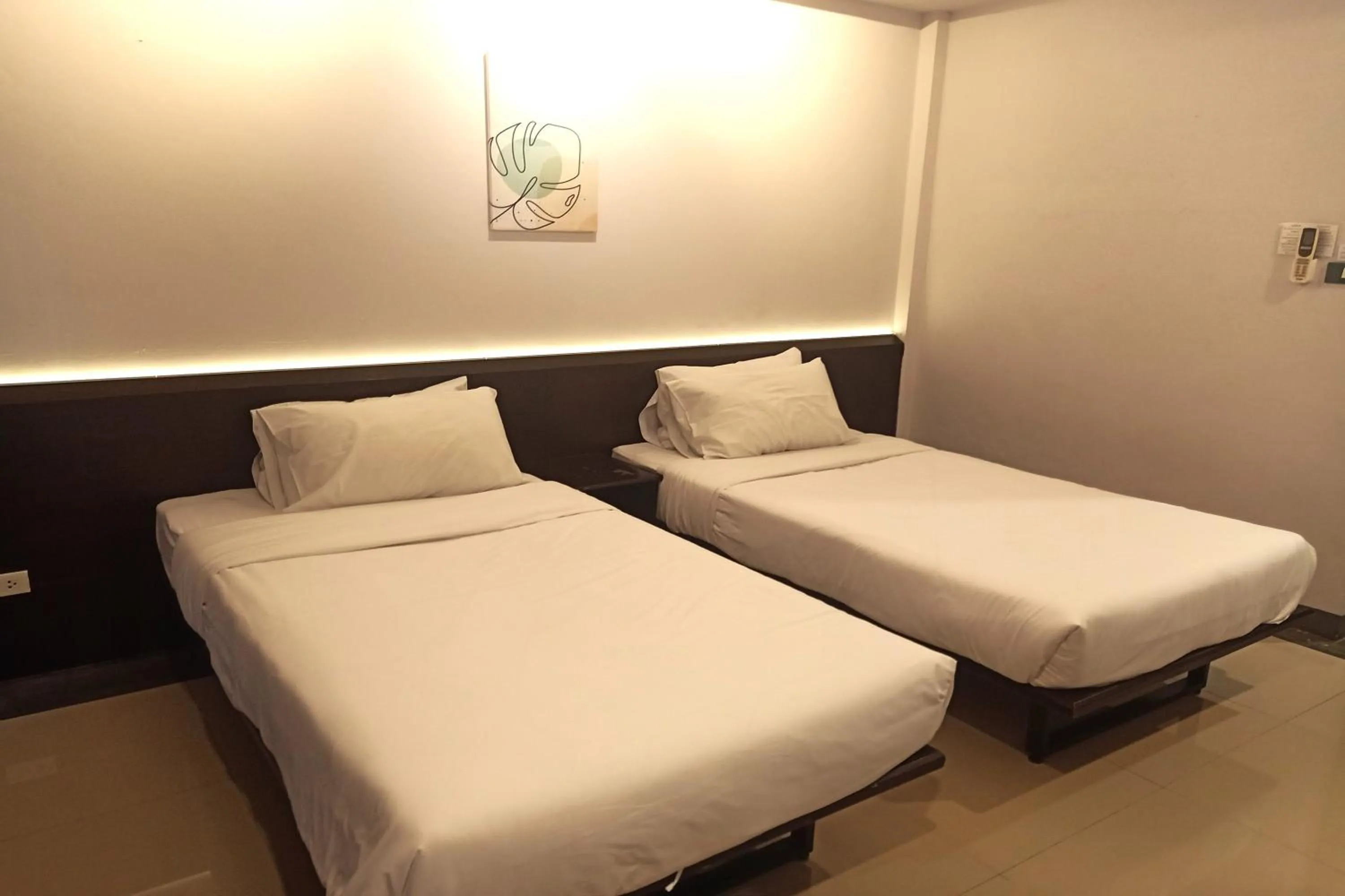 Bed in Smile Place Hotel Chiang Rai