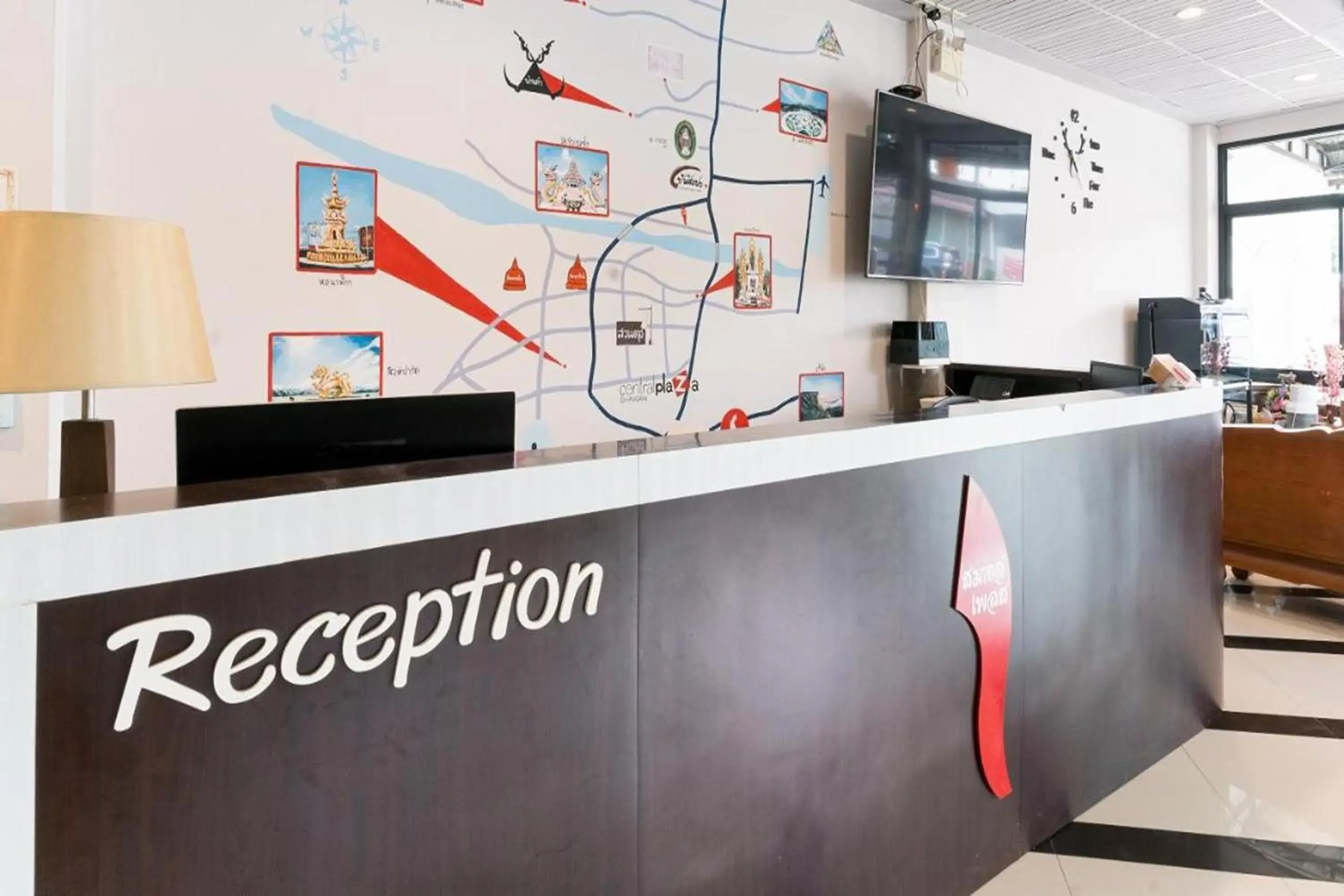 Lobby or reception in Smile Place Hotel Chiang Rai Lobby or reception in Smile Place Hotel Chiang Rai