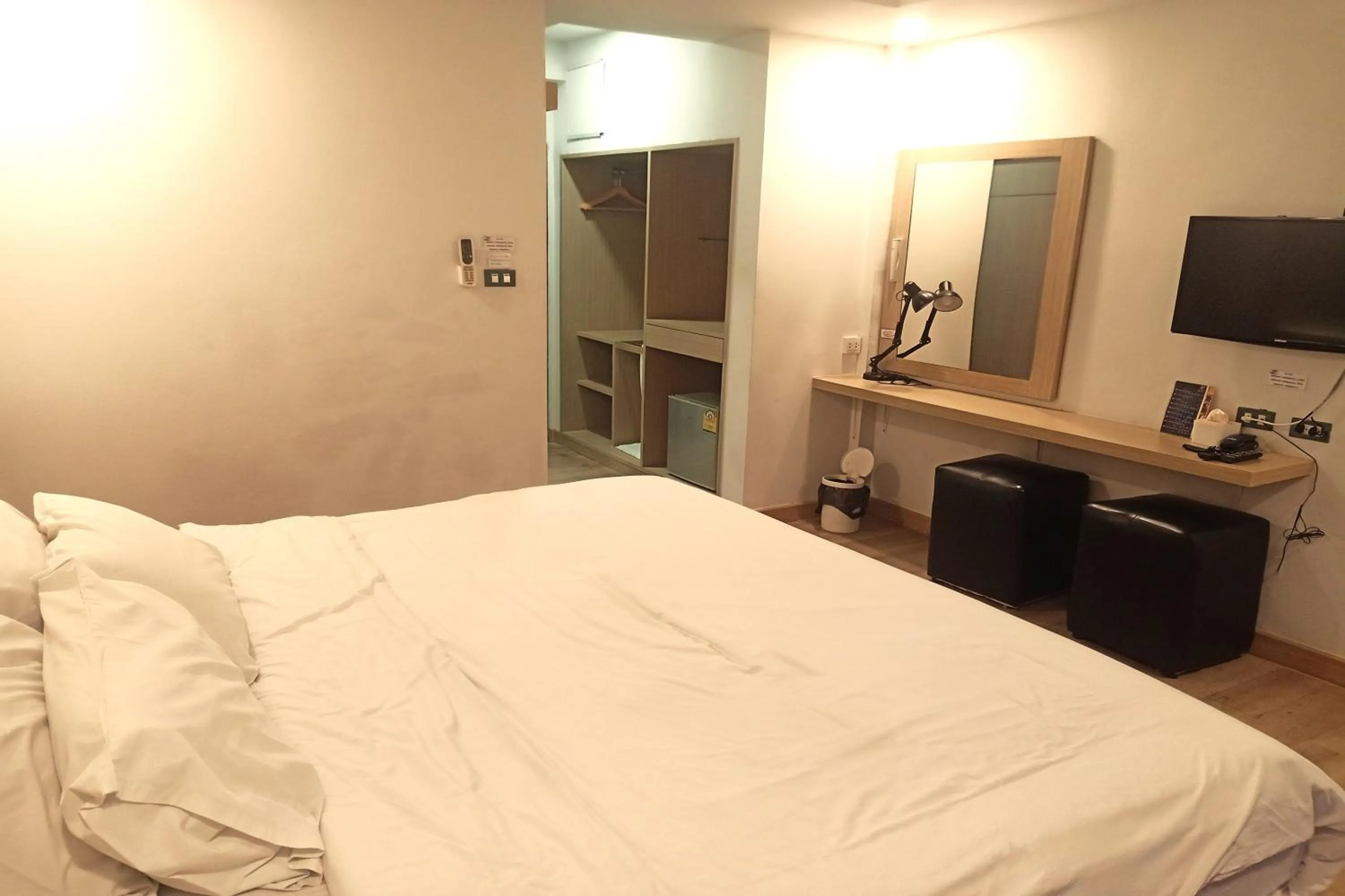 Bed in Smile Place Hotel Chiang Rai