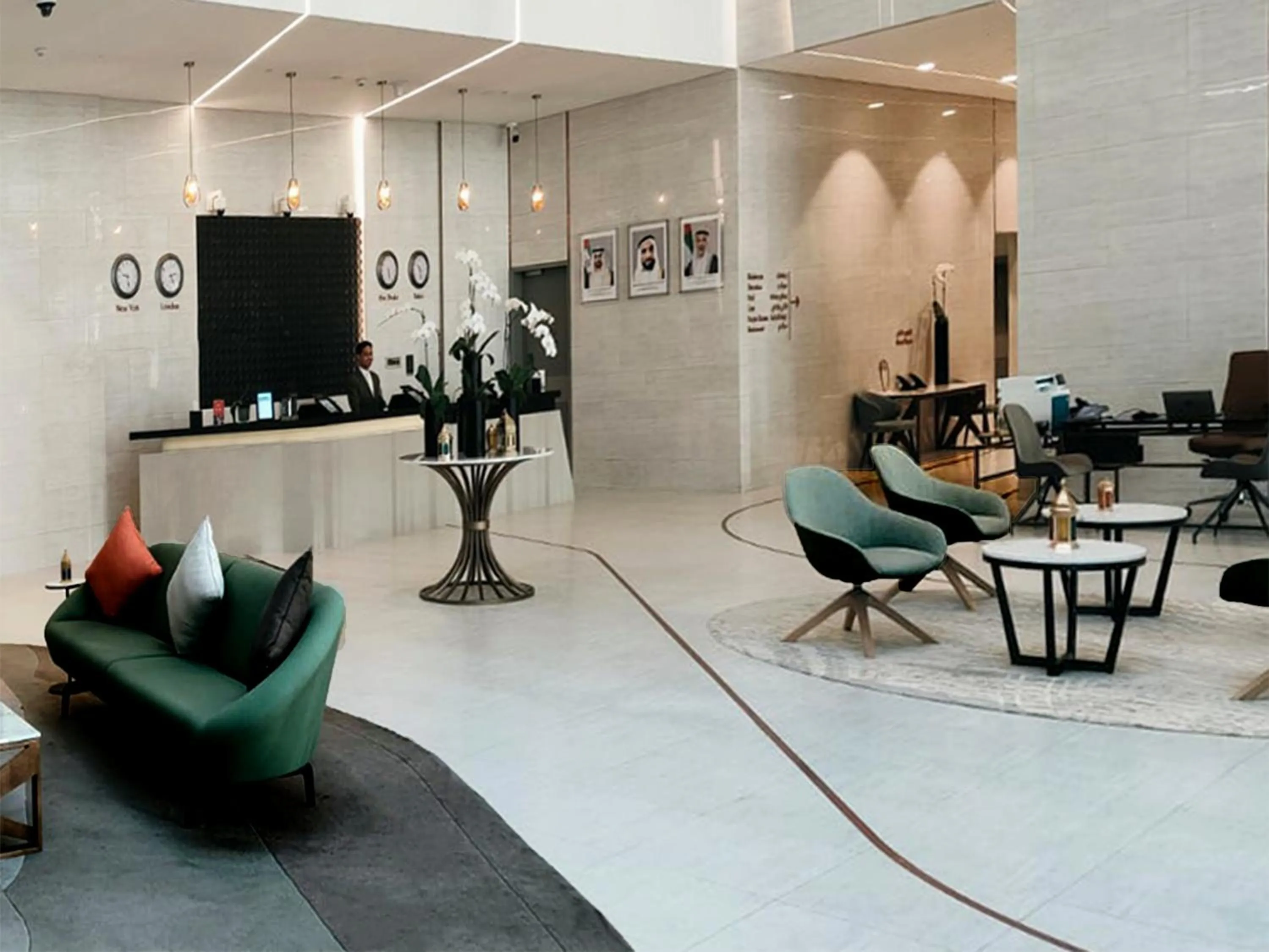 Lobby or reception in Capital Suites Hotel Apartments