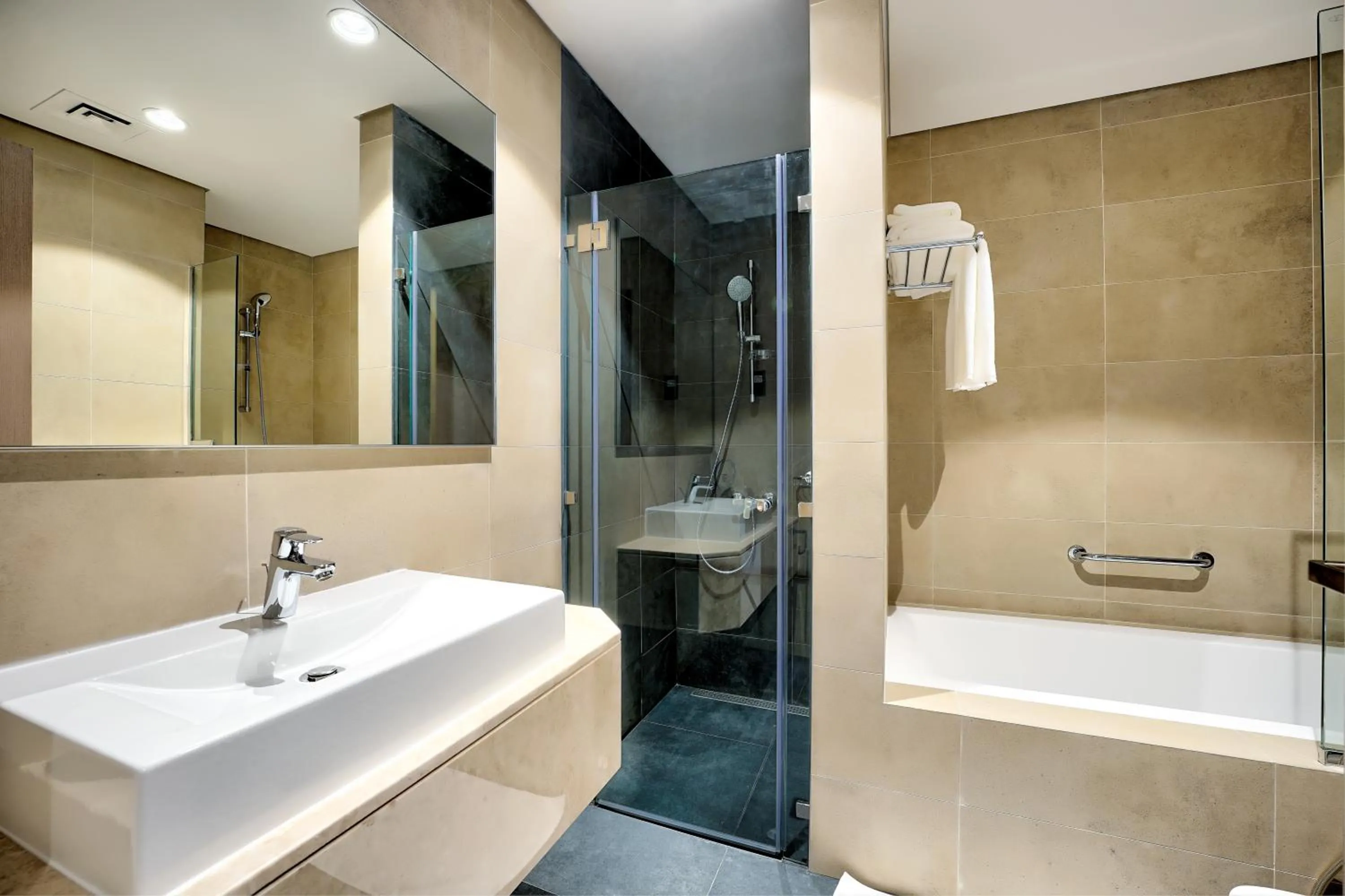 Bathroom in Capital Suites Hotel Apartments