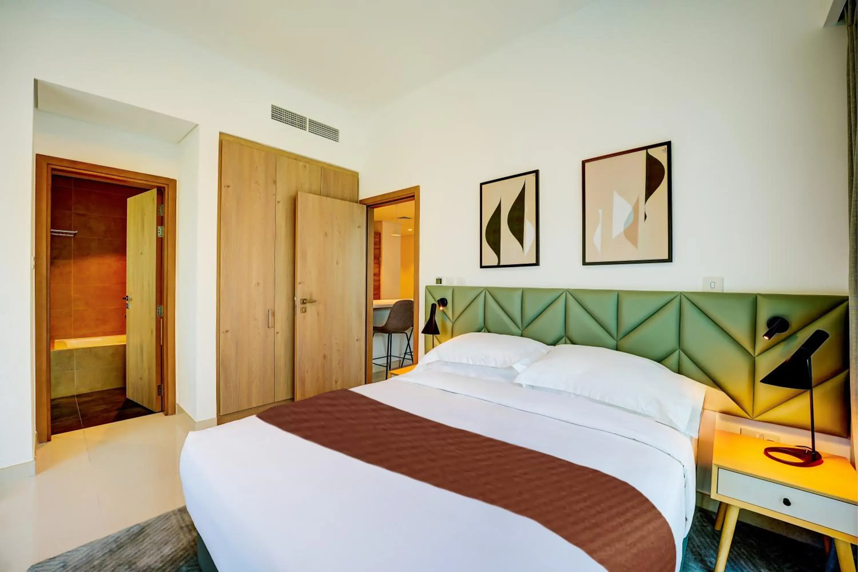 Bedroom, Bed in Capital Suites Hotel Apartments Bedroom, Bed in Capital Suites Hotel Apartments