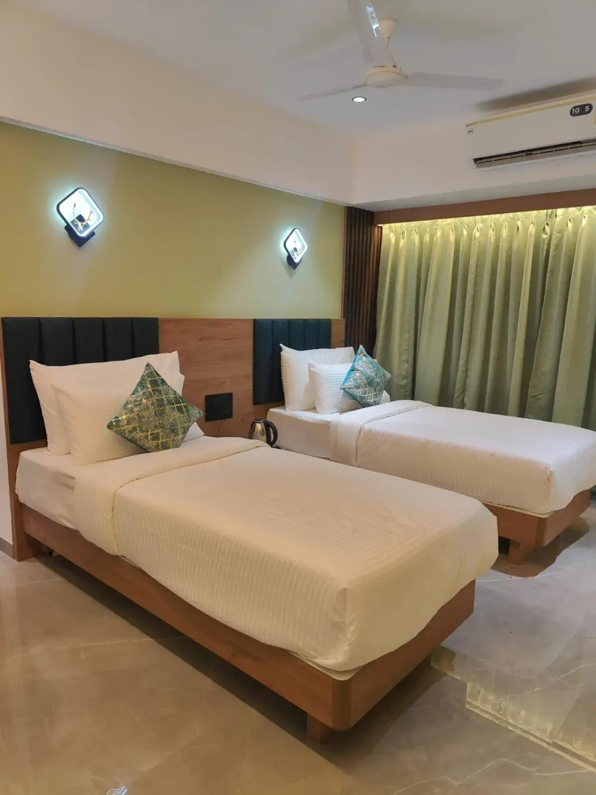 Twin Room - single occupancy in Hotel Vaishnavi Heights, Solapur Twin Room - single occupancy in Hotel Vaishnavi Heights, Solapur