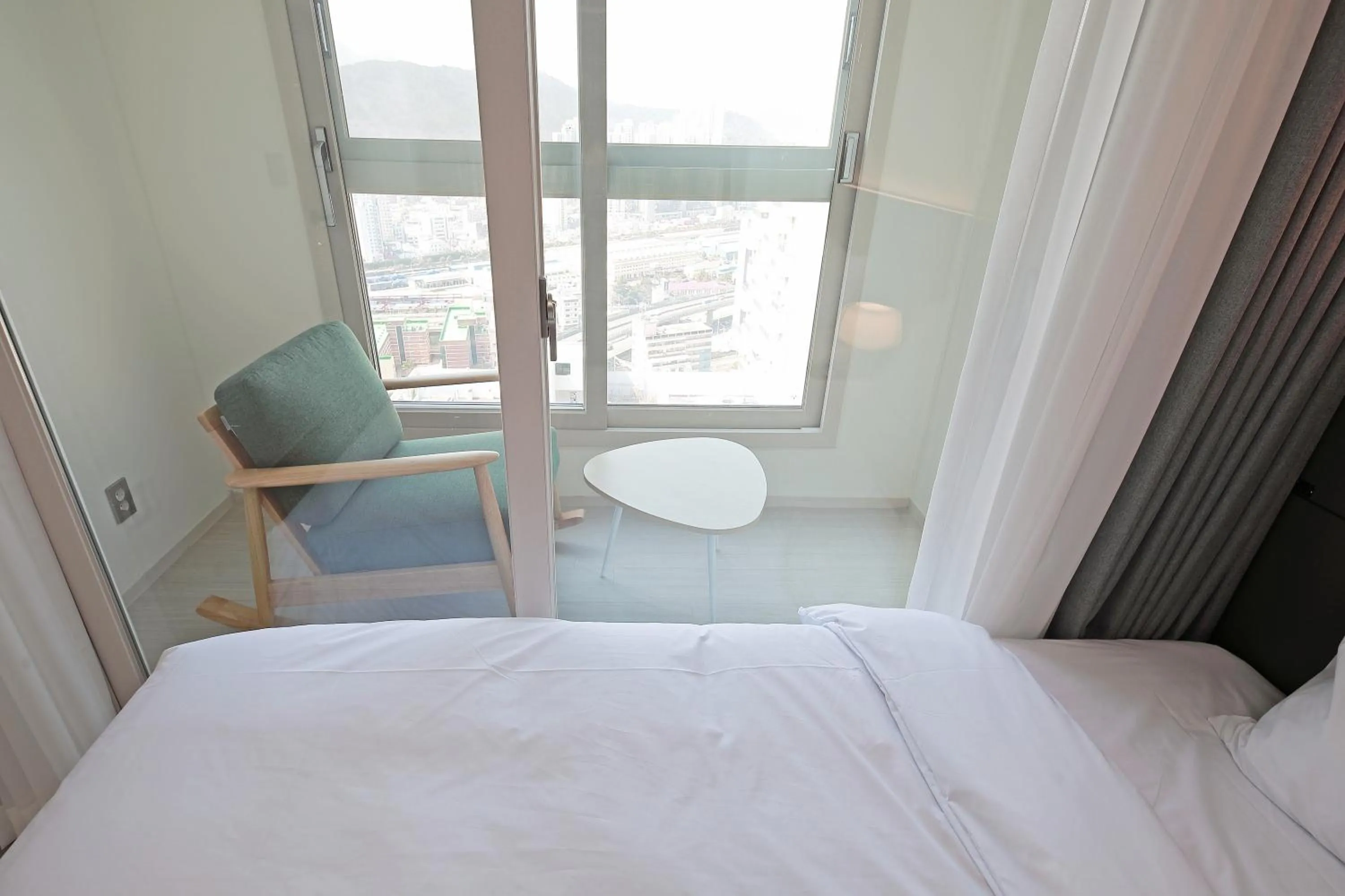 Bed in Sota Suite Busan Seomyeon