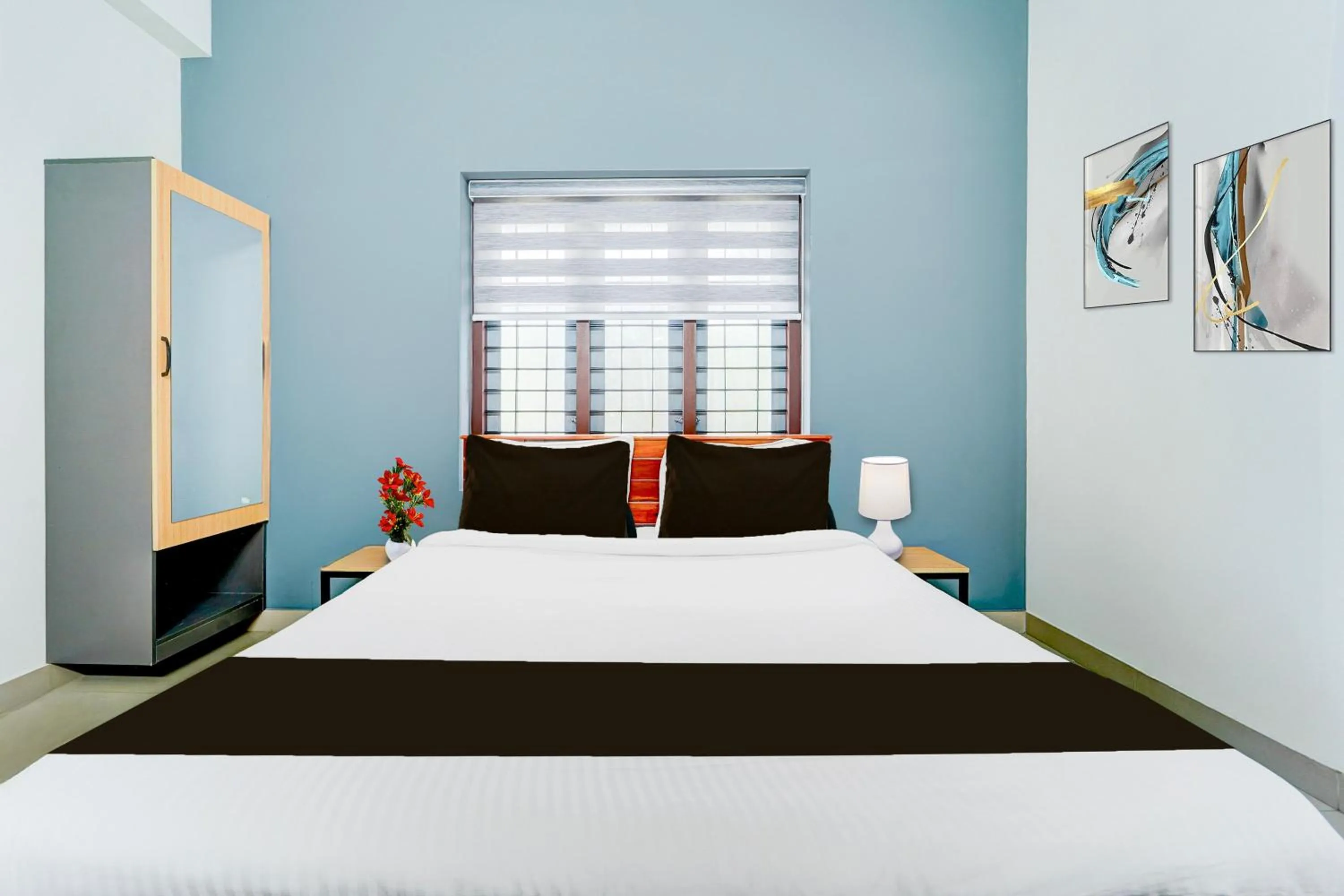 Bedroom, Bed in Super Hotel O Kazhakootam Near Technopark Phase 2
