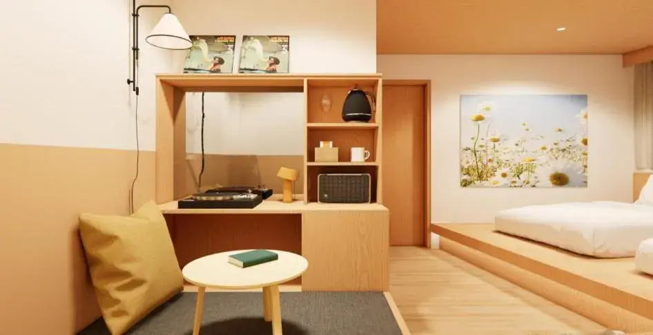 Deluxe Twin Room in Myeongdong Guesthouse Como Deluxe Twin Room in Myeongdong Guesthouse Como