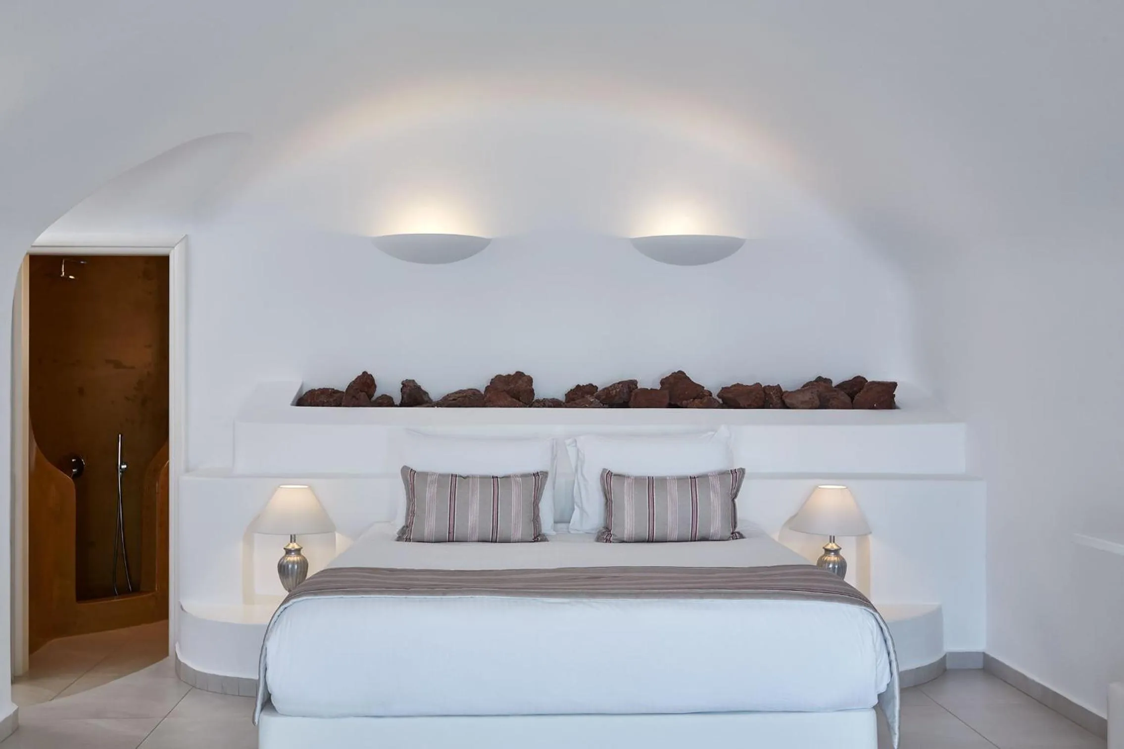 Sea view, Bed in Amber Light Villas