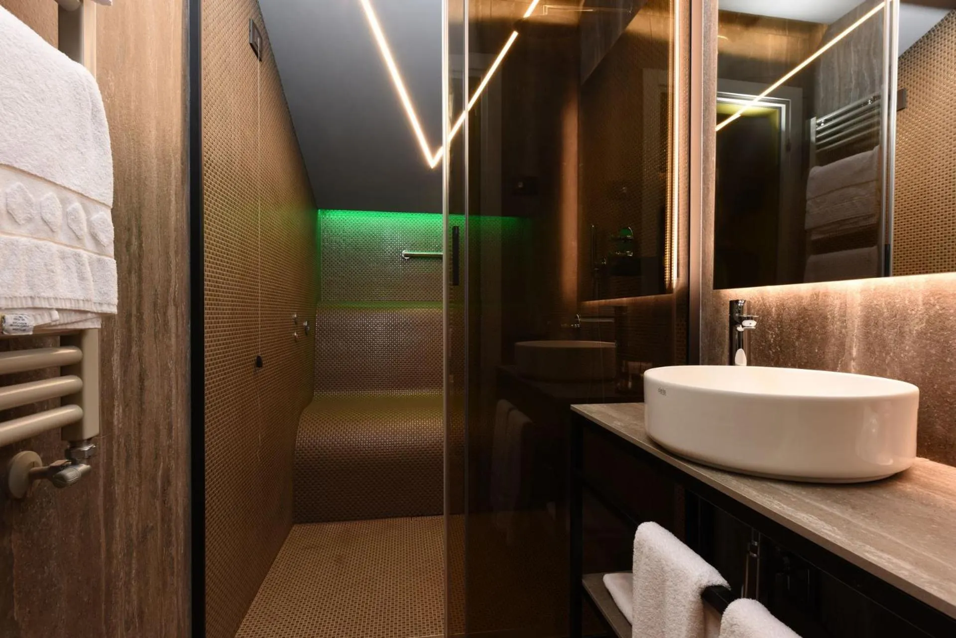 Bathroom in Rosa Salva Hotel