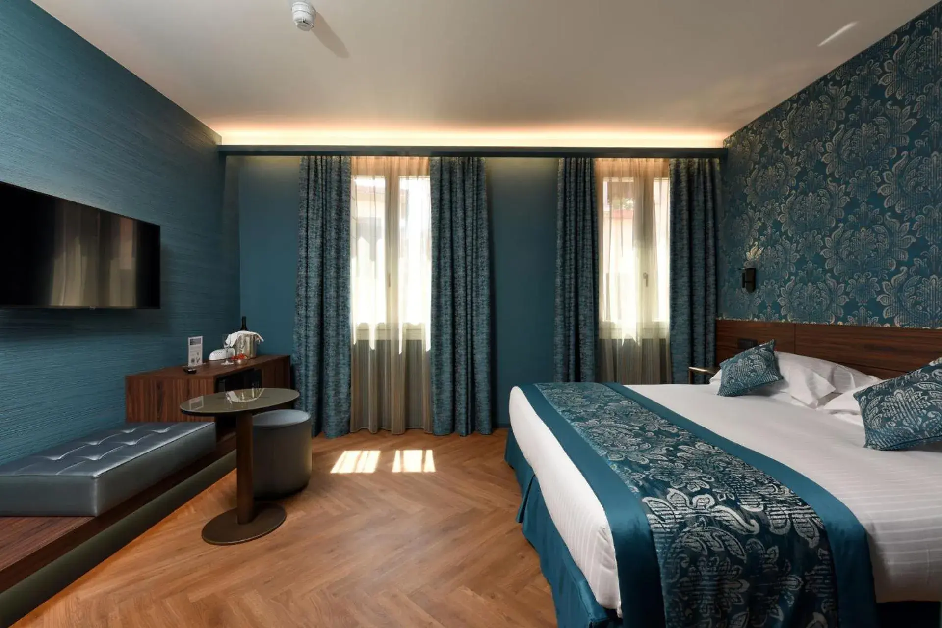 Bed in Rosa Salva Hotel Bed in Rosa Salva Hotel