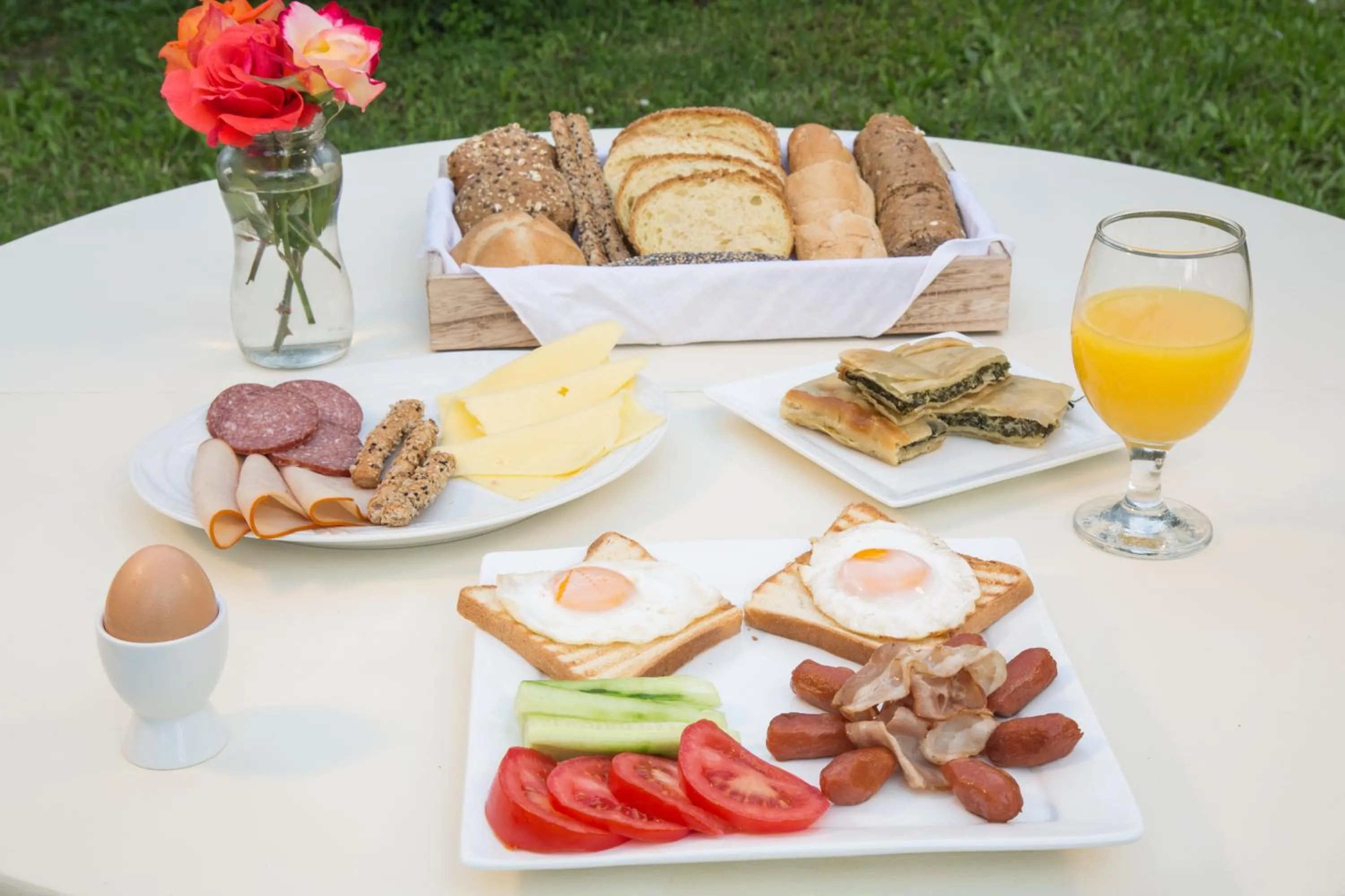 Continental breakfast in Aristides Studios