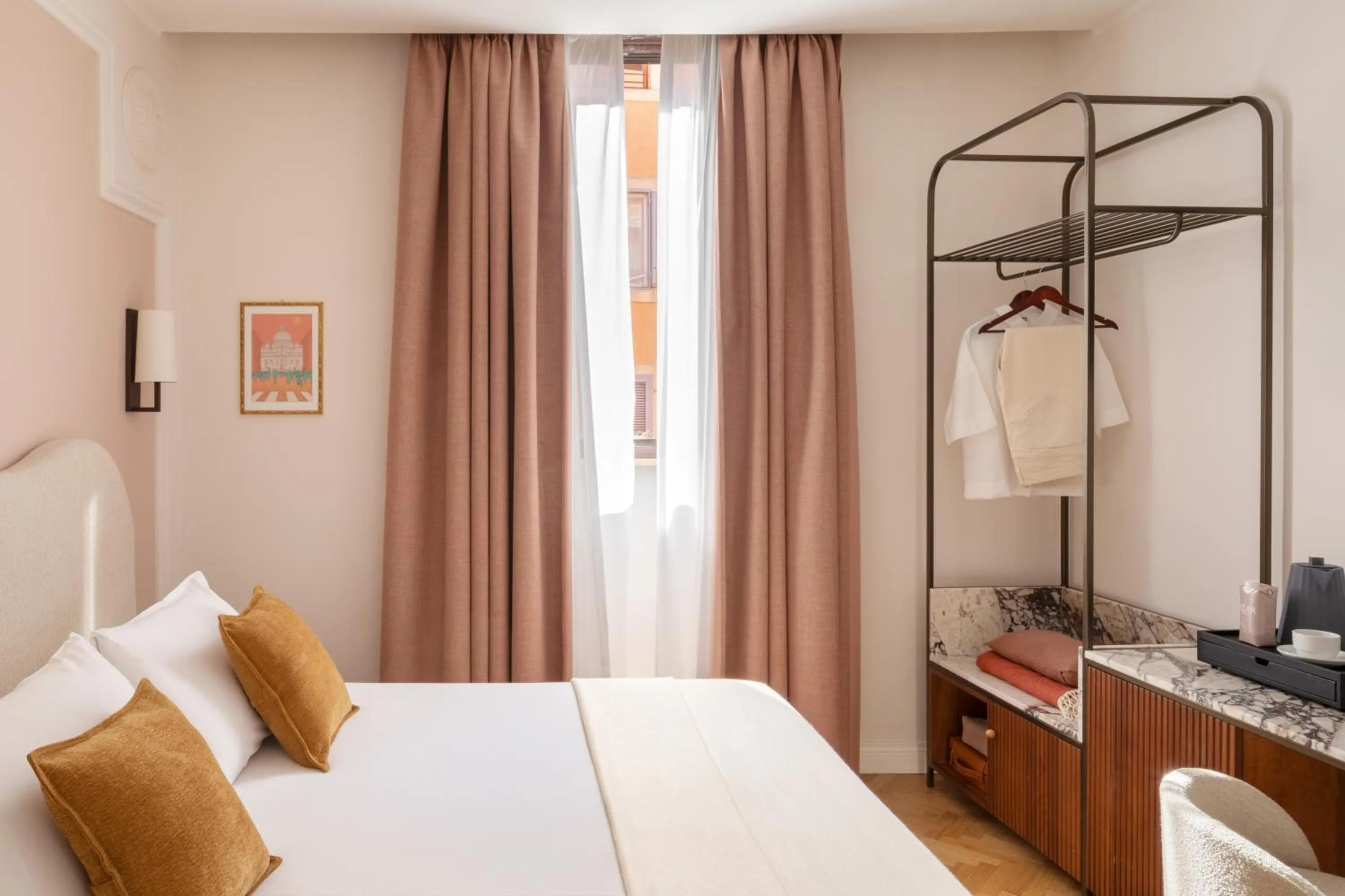 Bed in Hotel Fori Imperiali