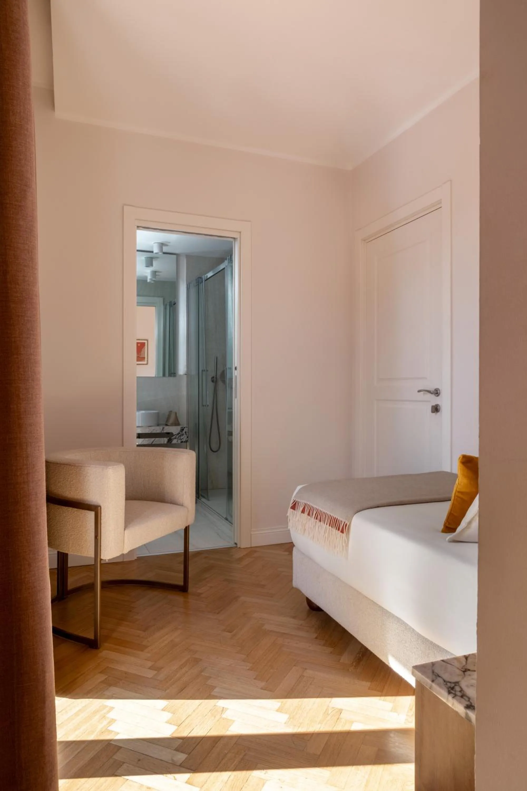 Bedroom, Bed in Hotel Fori Imperiali