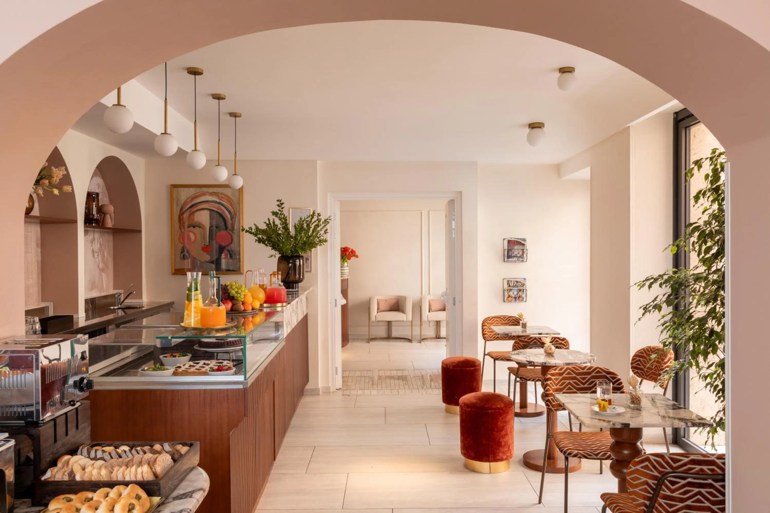 Buffet breakfast in Hotel Fori Imperiali